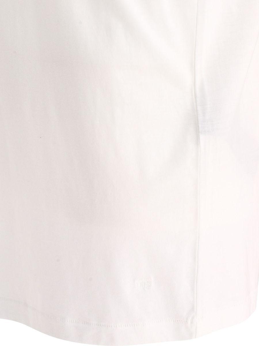 TOM FORD Stretch Cotton & Modal Jersey T-shirt In White Product Image