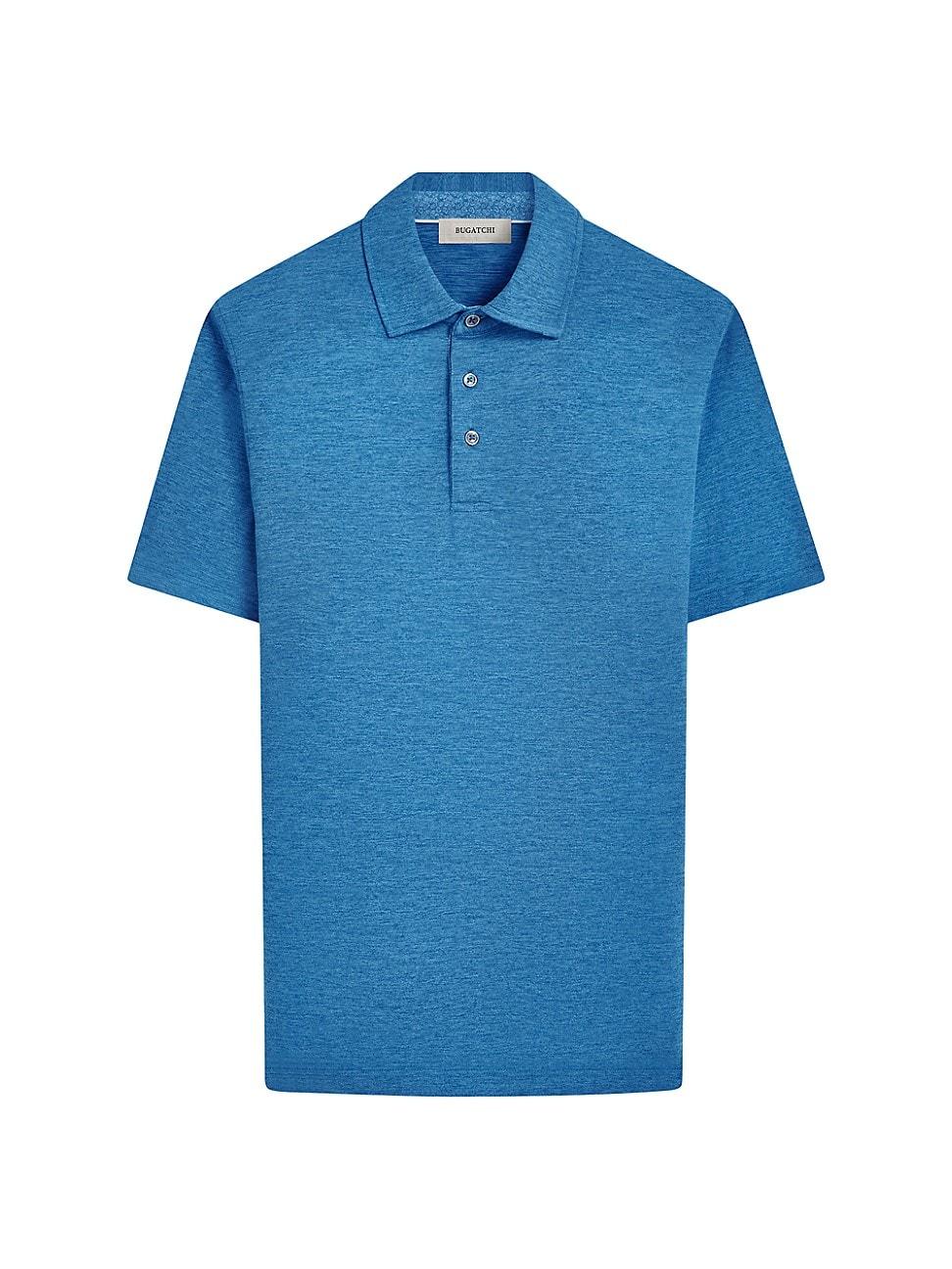 Mens Three-Button Polo Shirt Product Image