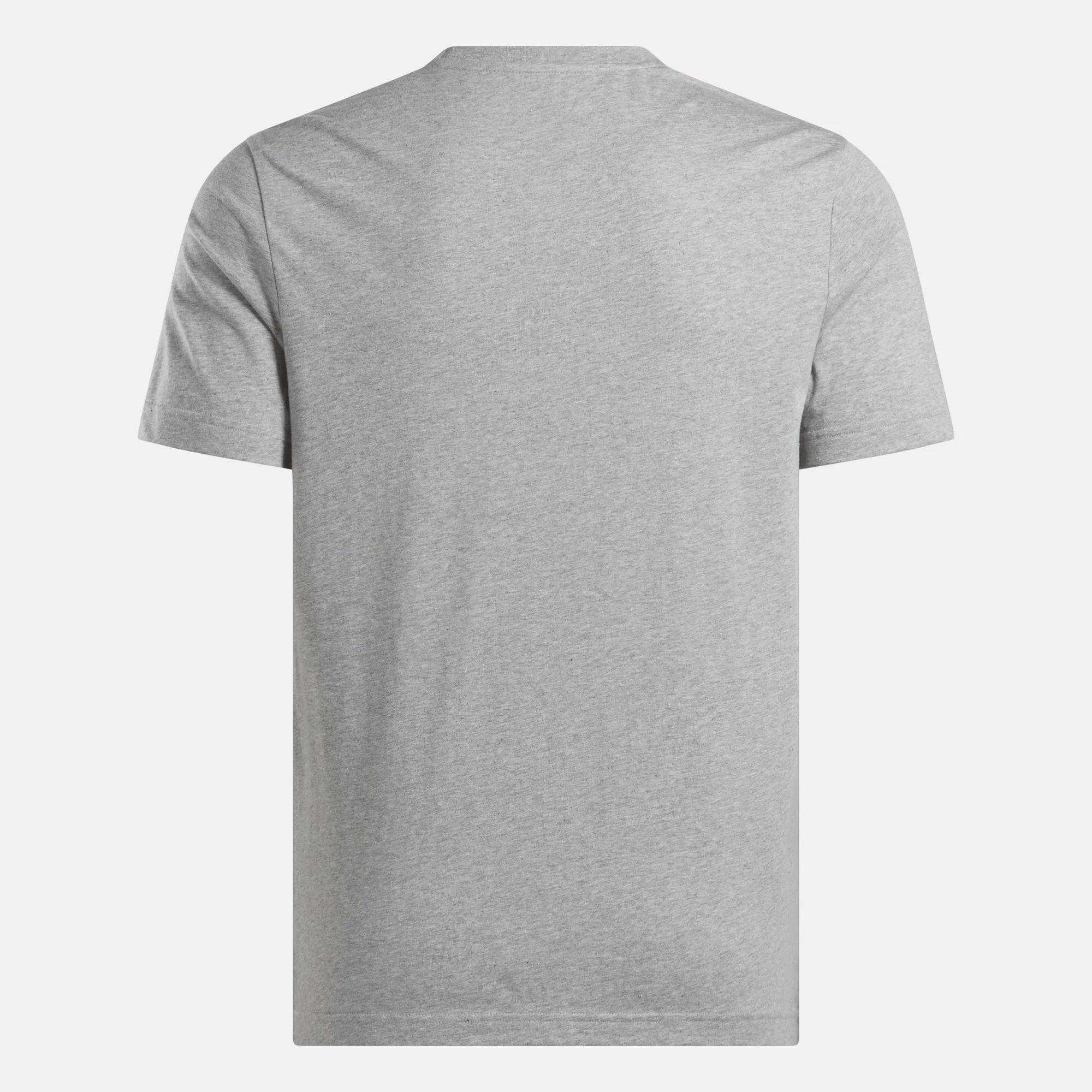 Men's Reebok Identity Big Stacked Logo T-Shirt Male Product Image