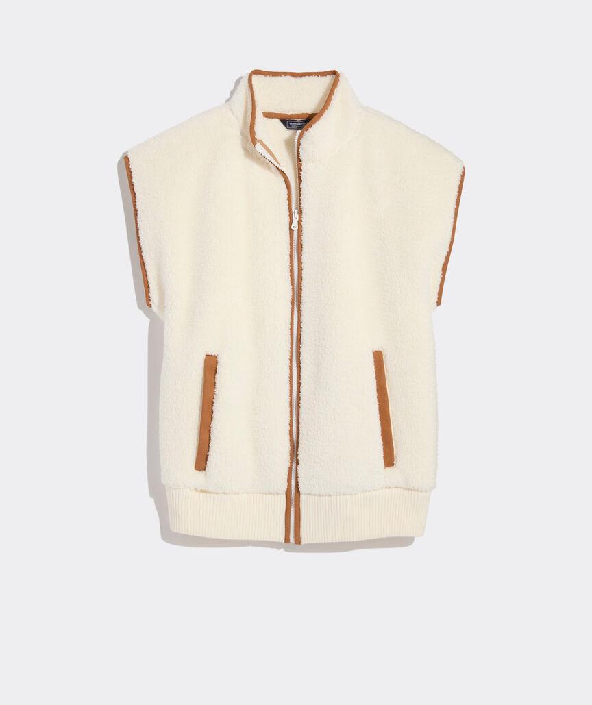 Teddy Fleece Full-Zip Vest Product Image