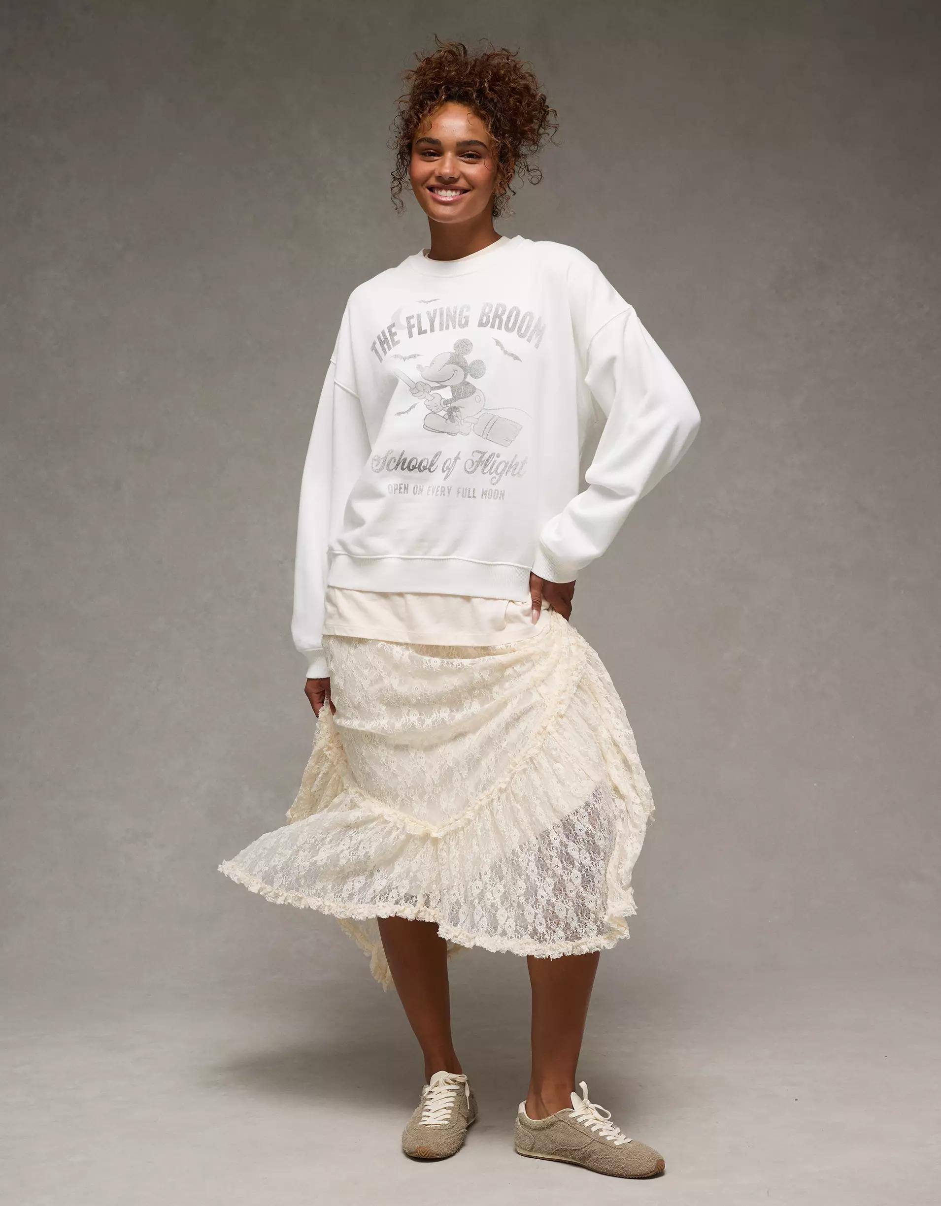 AE Halloween Graphic Sweatshirt Product Image