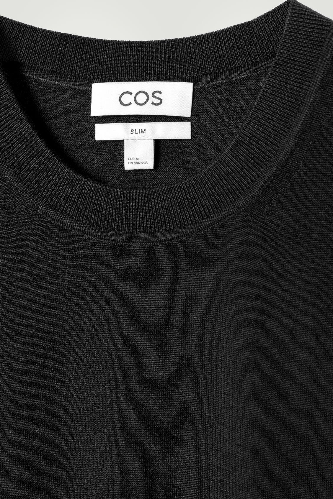 SLIM MERINO WOOL CREW-NECK SWEATER Product Image