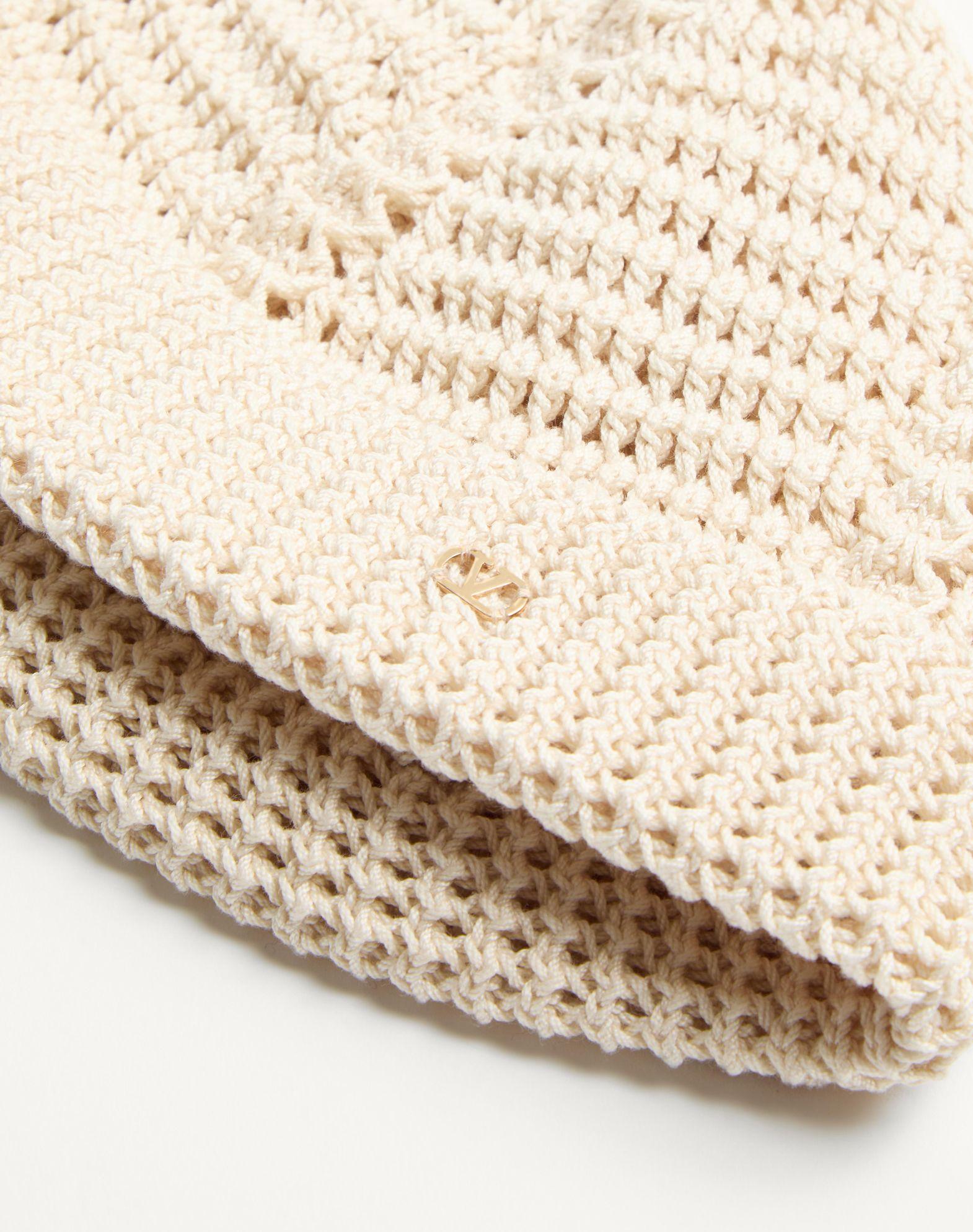 Vlogo Signature Knitted Cotton Beanie Product Image