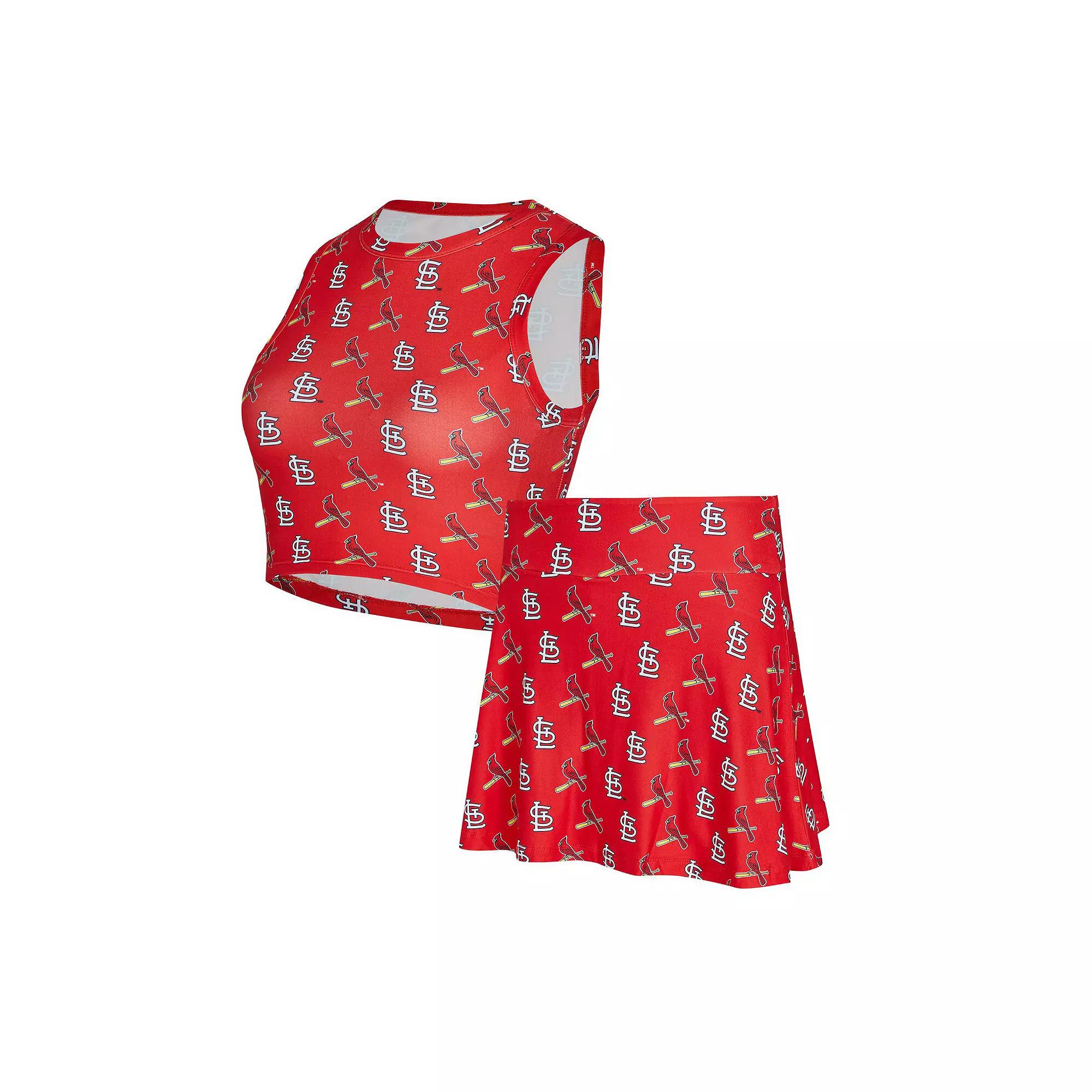 Women's Concepts Sport Red St. Louis Cardinals Knit Tank Top & Skort Set,  Product Image
