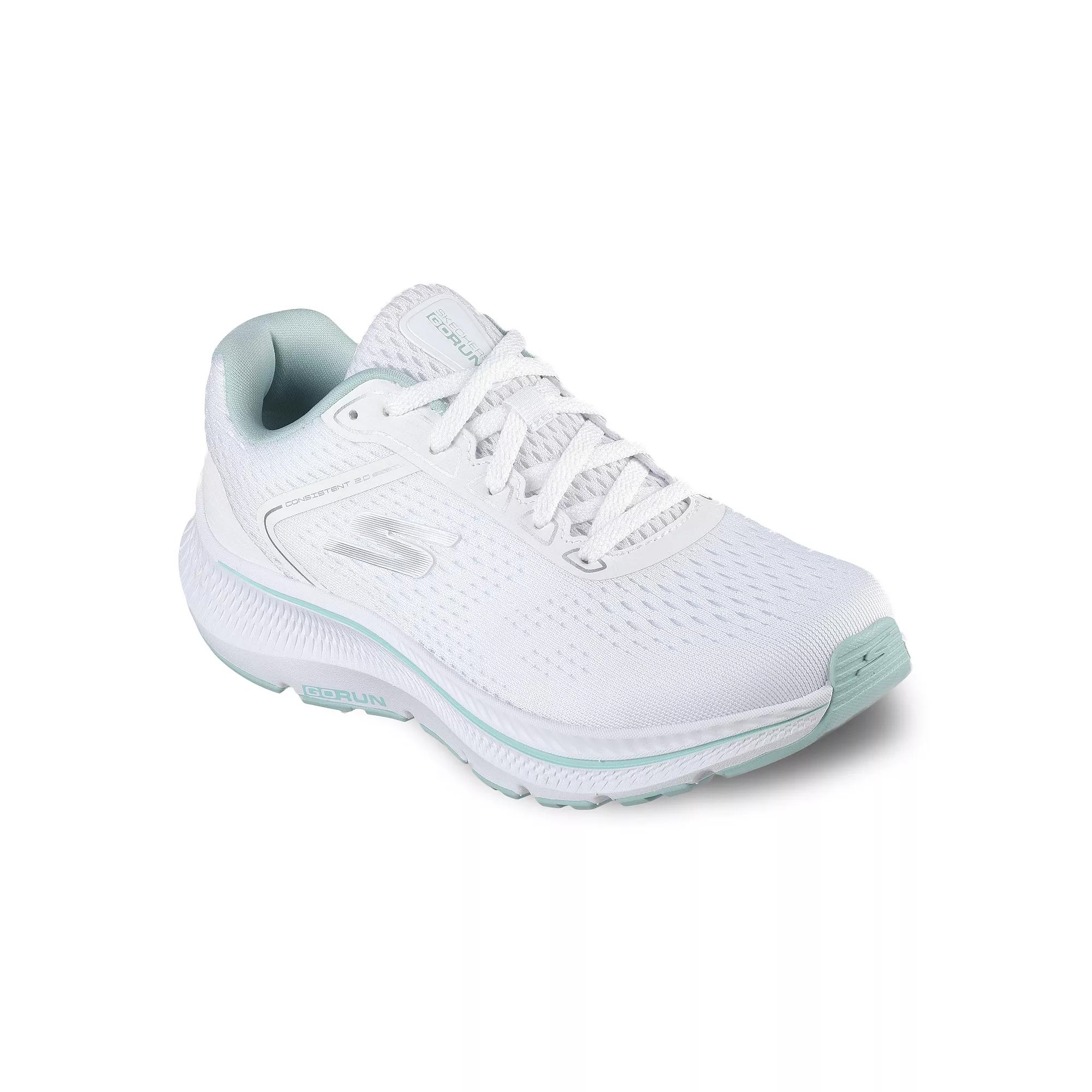 Skechers GO RUN Consistent™ 2.0 Women's Athletic Shoes, Size: 8, White Mint Product Image