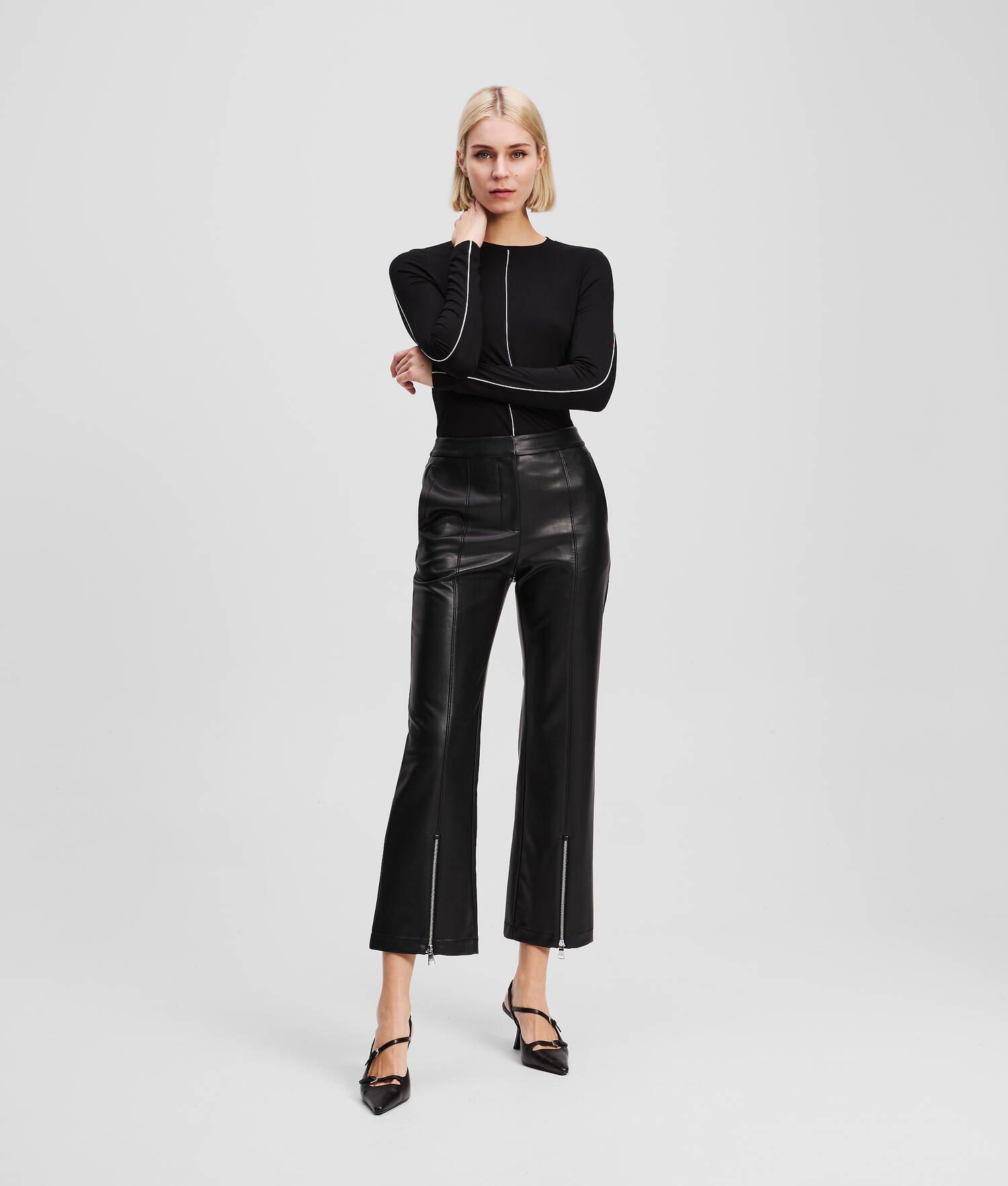 FAUX-LEATHER PANTS Product Image
