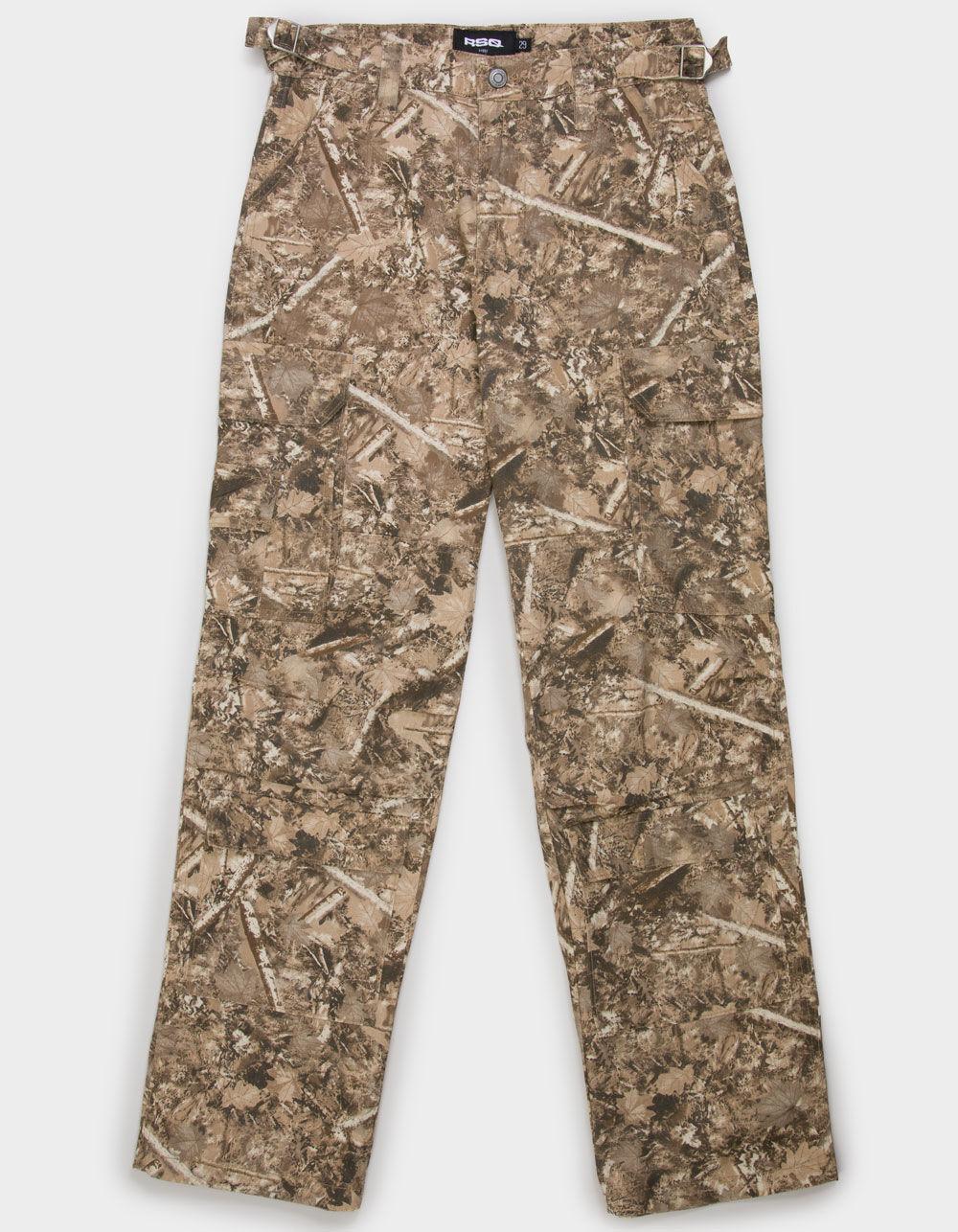 RSQ Mens Baggy Twill Cargo Pants - CAMO Product Image
