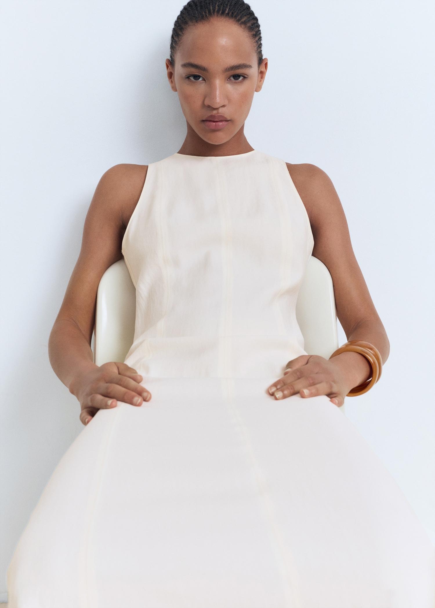 Flared midi-dress - Women | MANGO USA Product Image