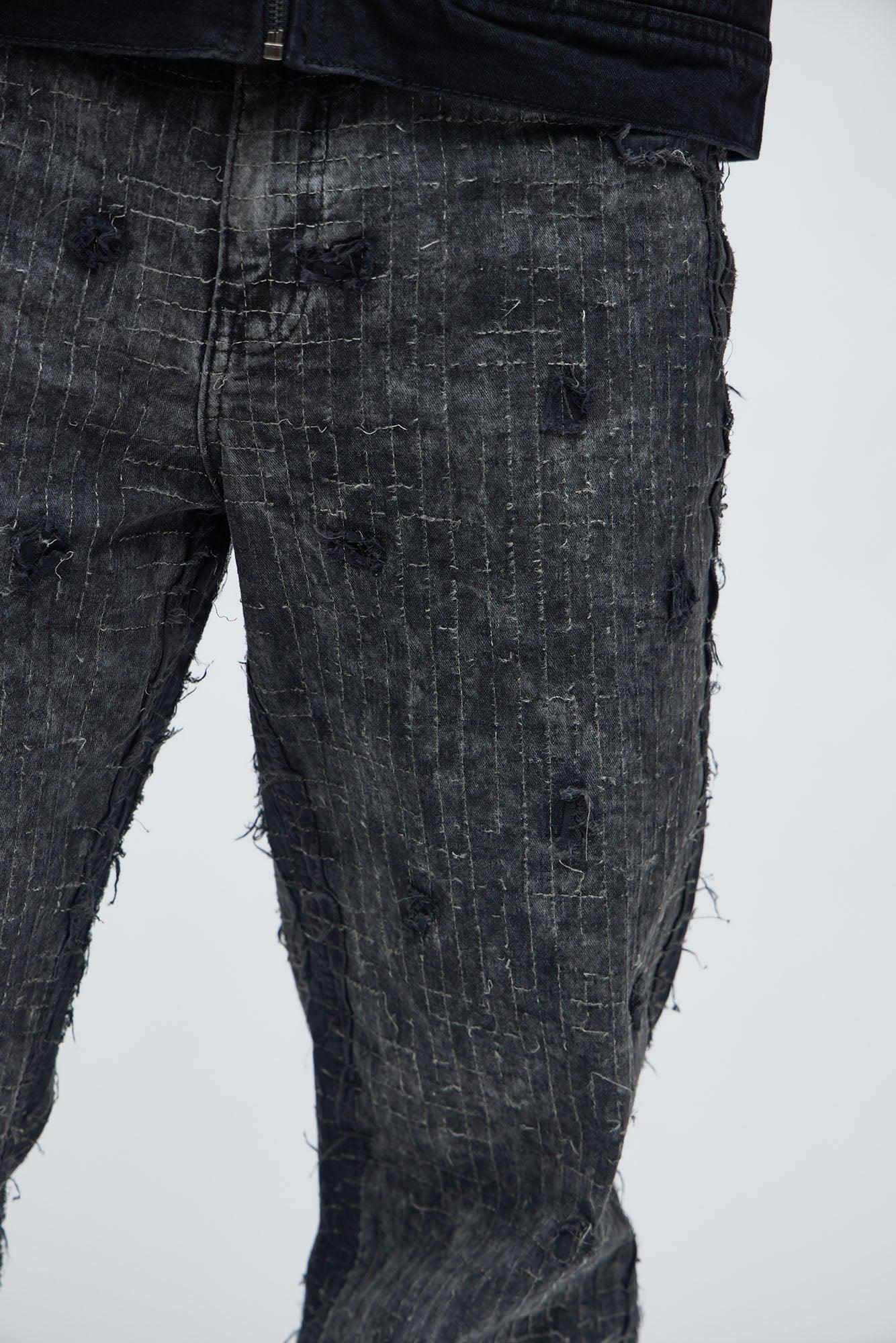 Rockstar Straight Jeans - Black Wash Product Image