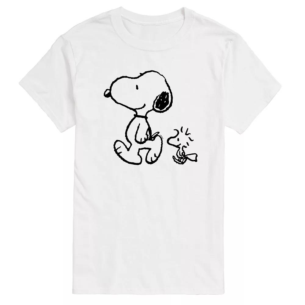 Men's Peanuts Snoopy Woodstock Walk Tee,  Product Image