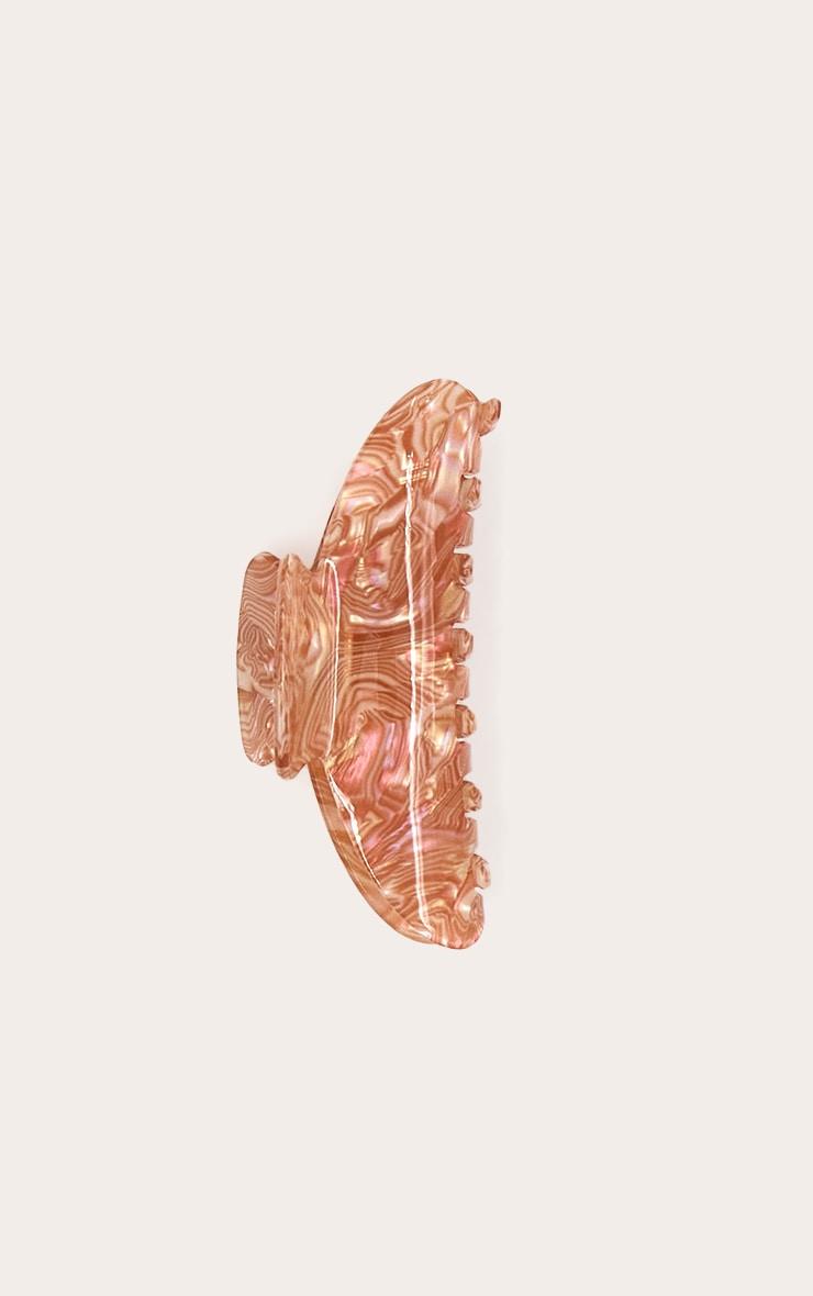 Peach Marble Claw Clip Product Image
