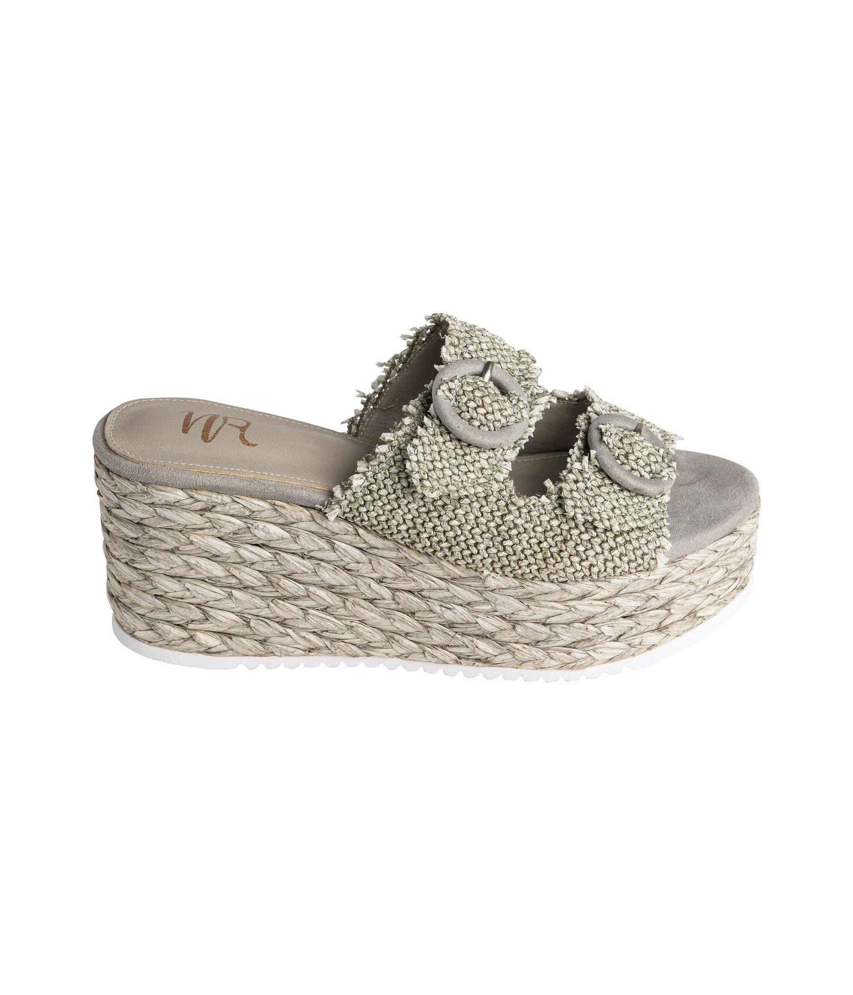 Eriwen Buckle Wedge in Teal (Online Exclusive) Product Image