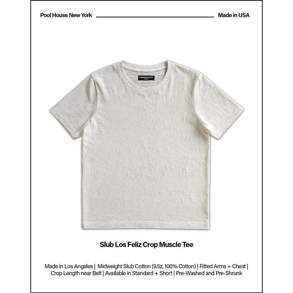 Los Feliz Crop Muscle Tee II | Slub Product Image
