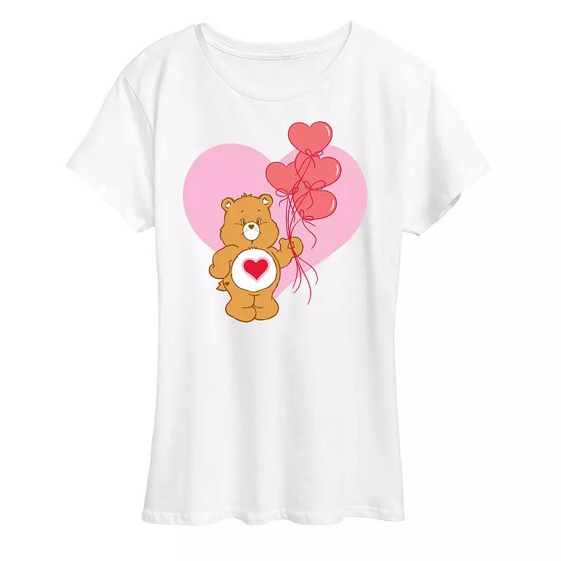 Womens Care Bears Tenderheart Bear Graphic Tee, Girls Grey Gray Product Image