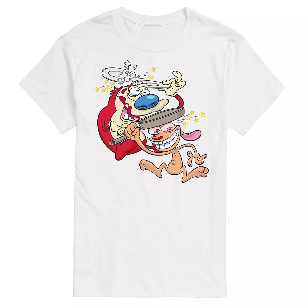 Big & Tall Ren & Stimpy Head Smash Graphic Tee, Men's,  Product Image