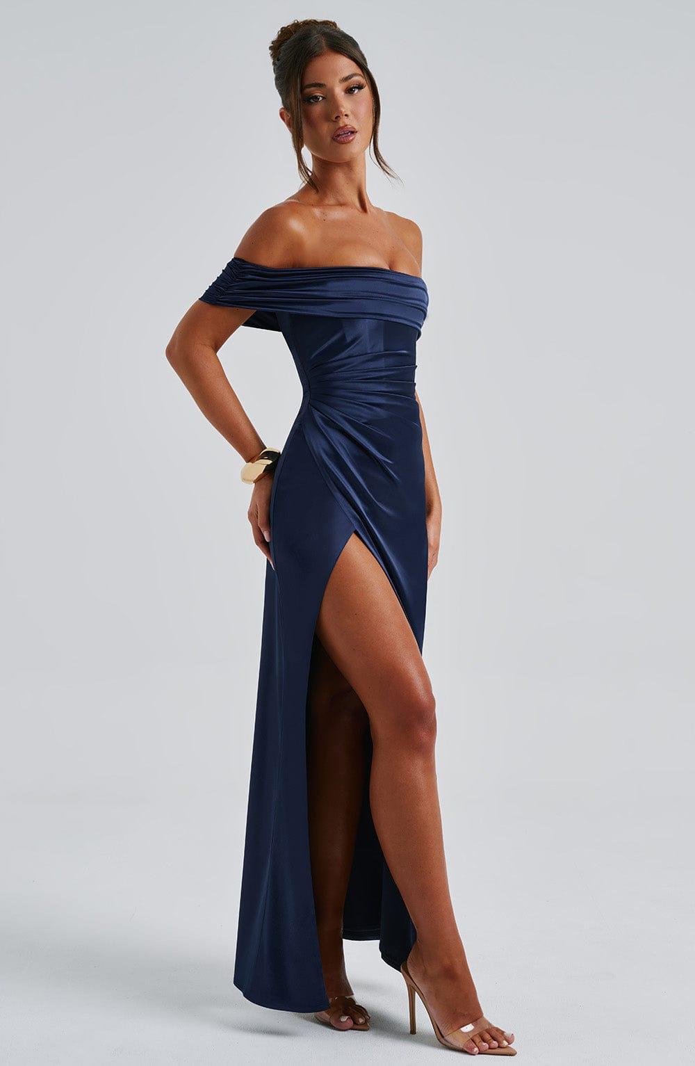 Gwendolyn Maxi Dress - Navy Product Image