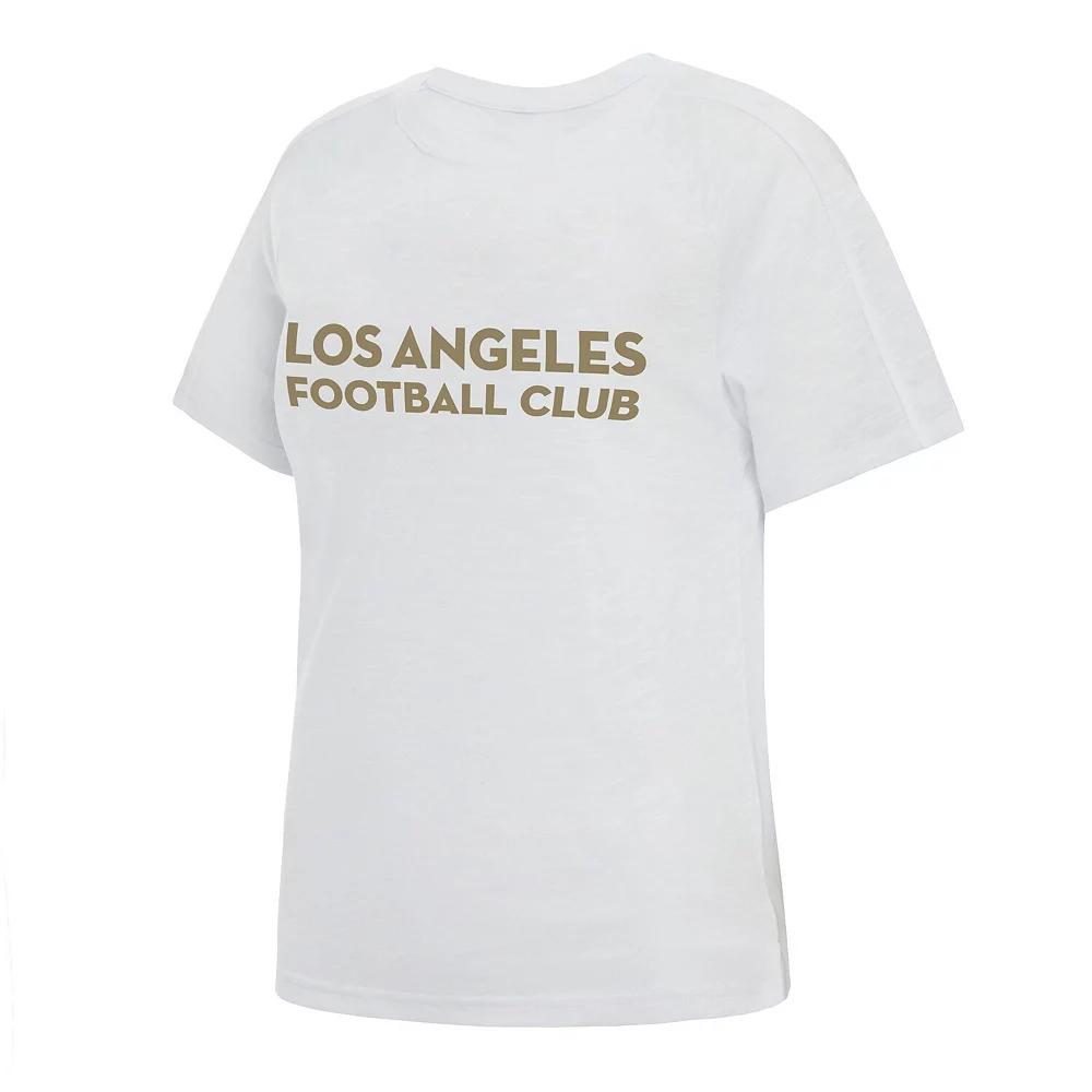 Women's Concepts Sport White LAFC Resurgence T-Shirt,  Product Image