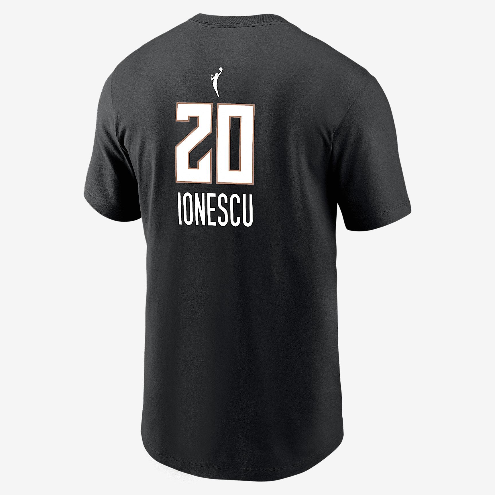 Sabrina Ionescu New York Liberty Nike Mens WNBA T-Shirt | M11332NYSI-BLK Product Image