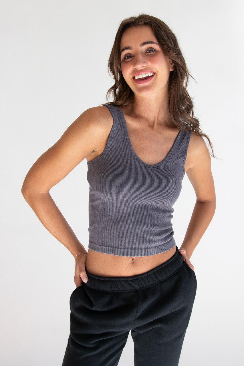 Acid Wash Seamless Tank Product Image