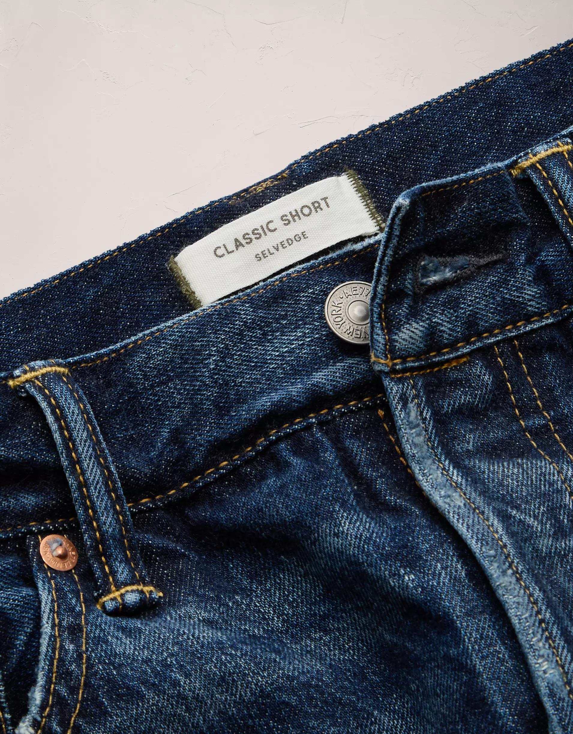 AE77 Premium Classic Denim Short Product Image