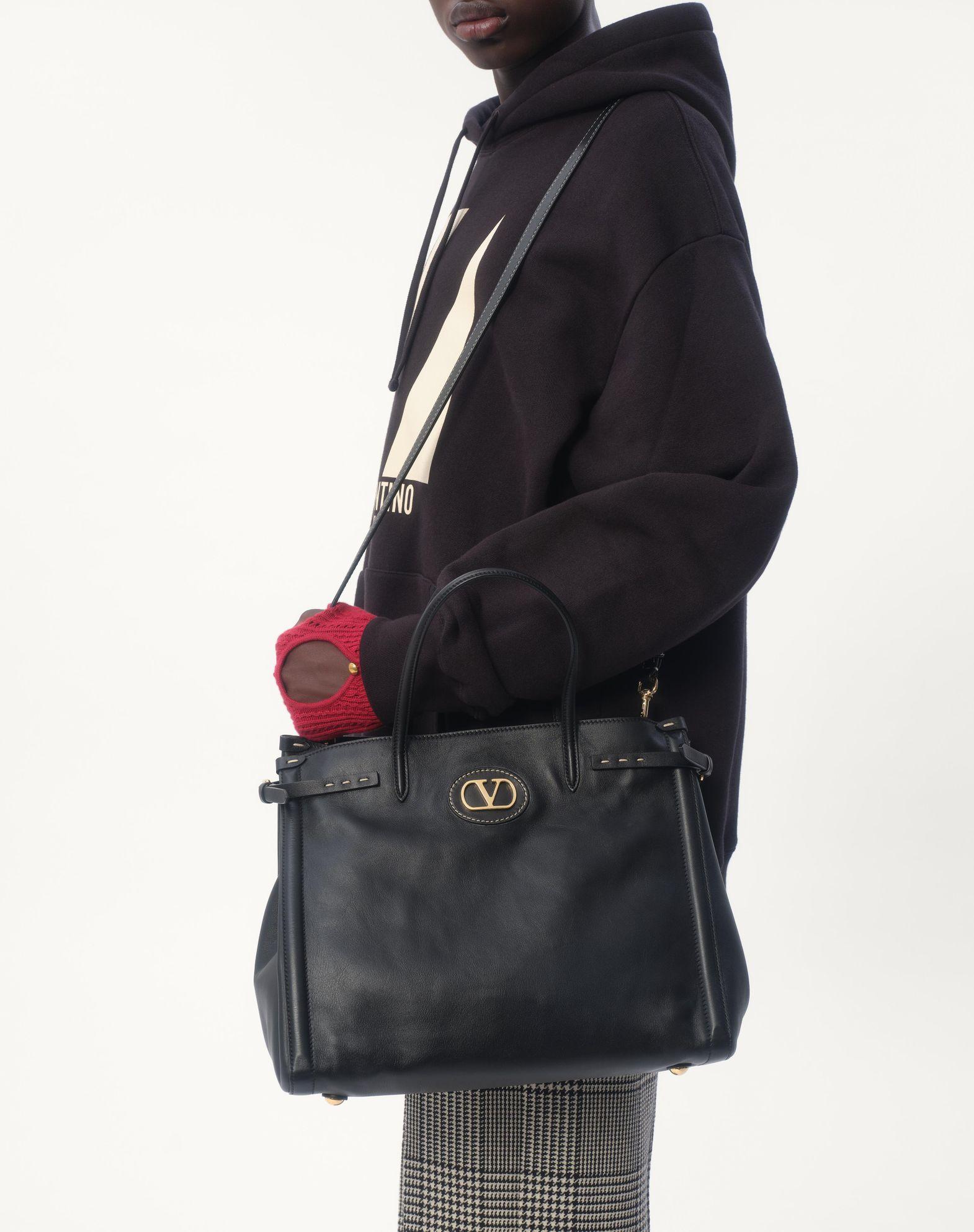 Valentino Garavani Antibes Medium Leather Shopping Bag Product Image