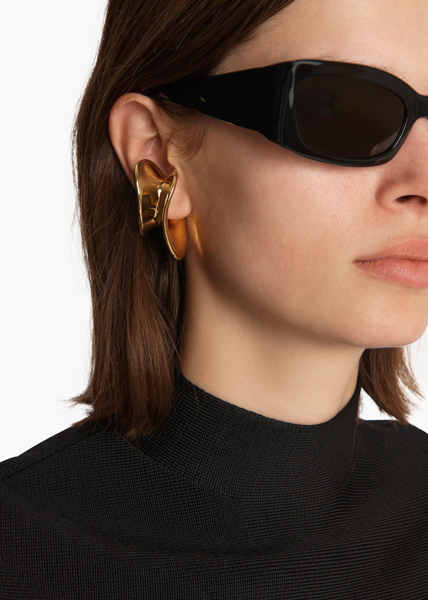 Shadow Right Ear Cuff in Gold Product Image