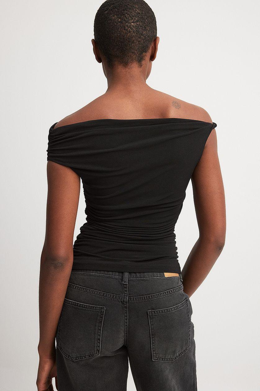 Twist Off Shoulder Top Product Image