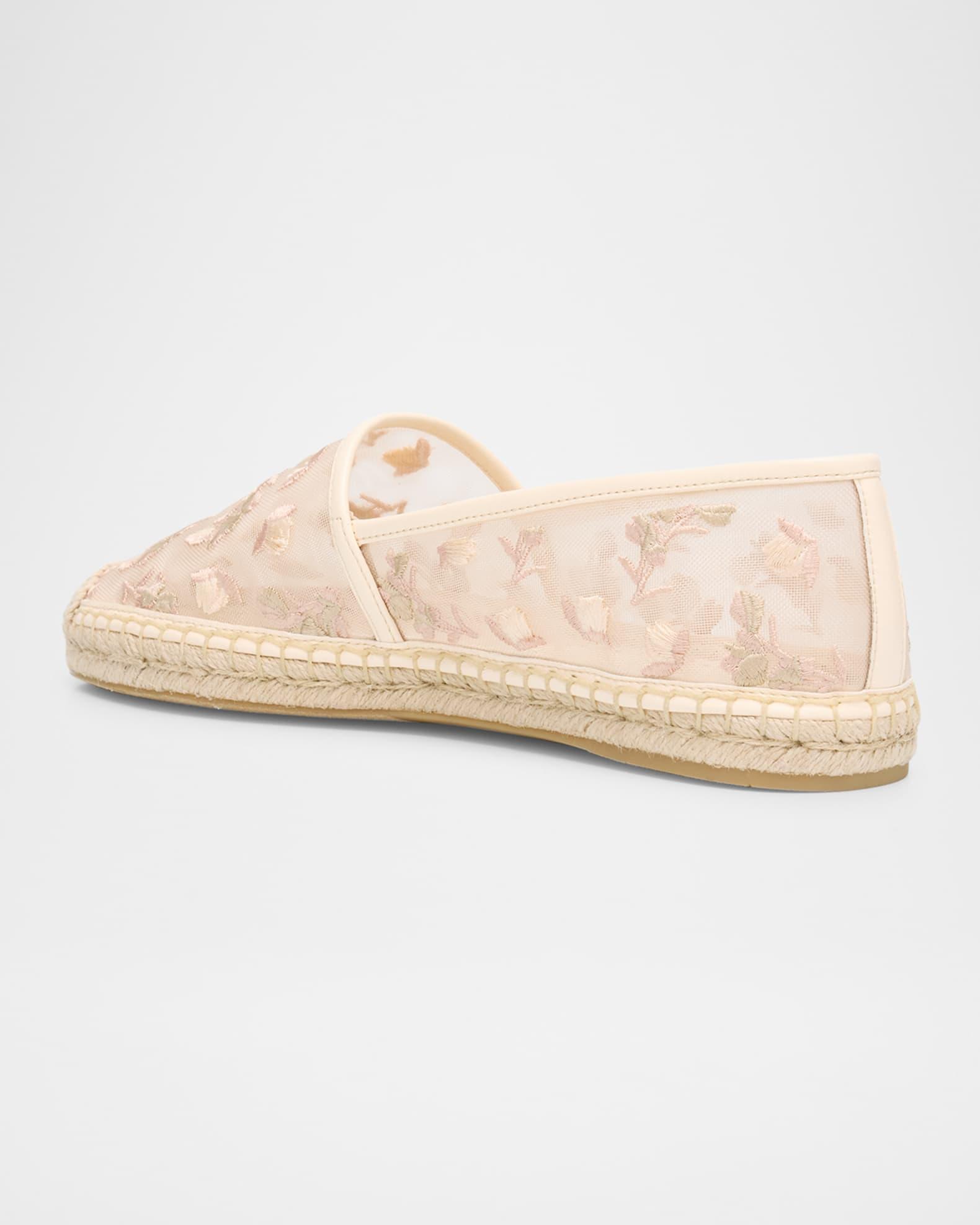 Bareitall Cotton Espadrille Loafers Product Image