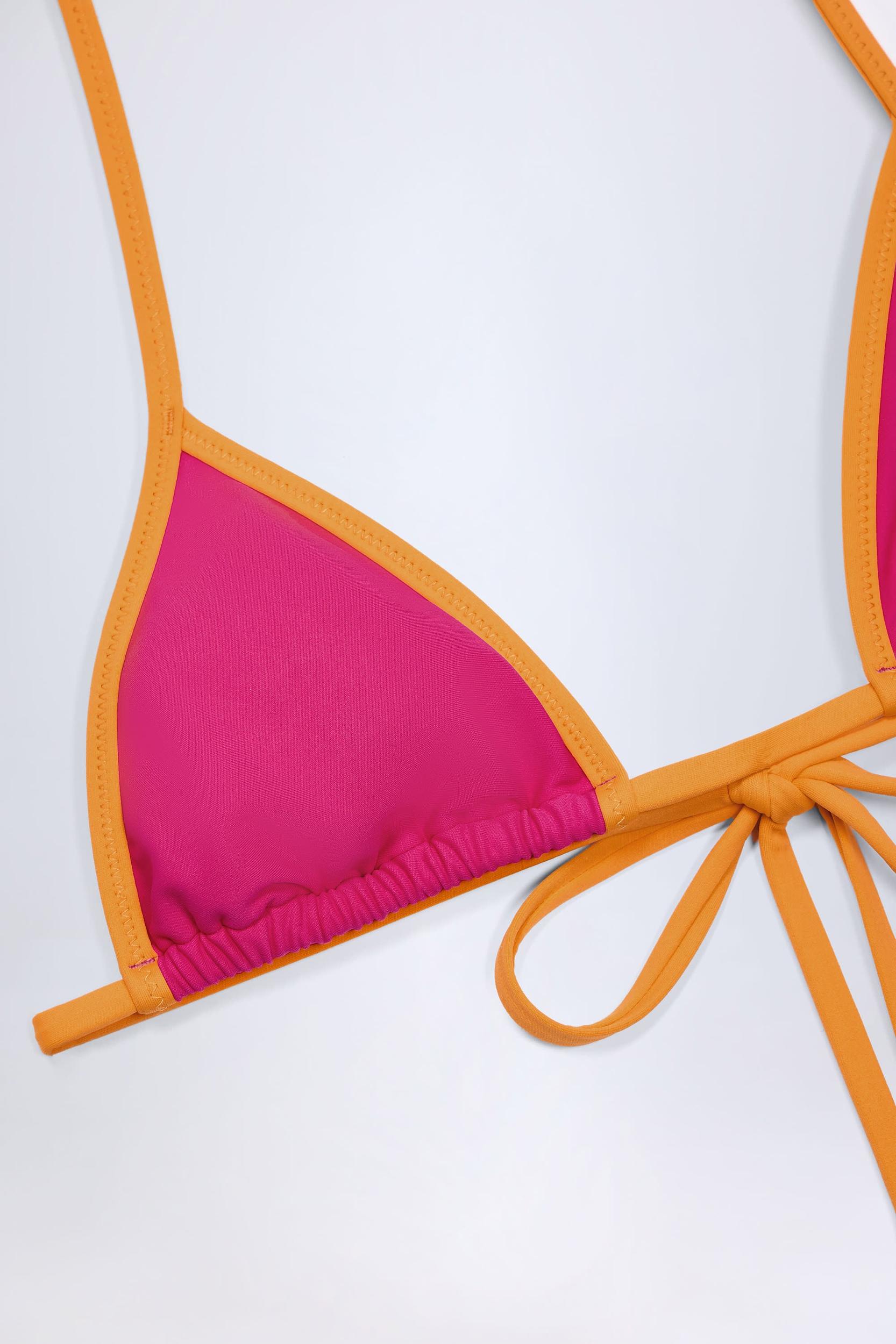 Cheeky Bikini Bottoms in Fuchsia Pink Product Image
