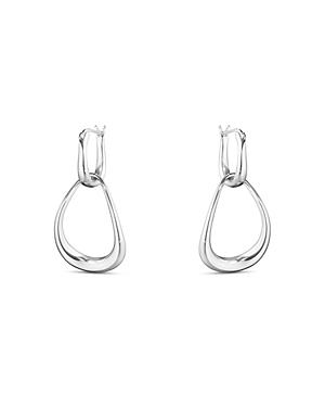 Georg Jensen Sterling Silver Offspring Double Drop Earrings Product Image