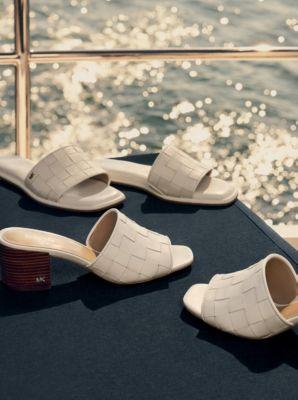 Ingrid Woven Leather Mule Product Image