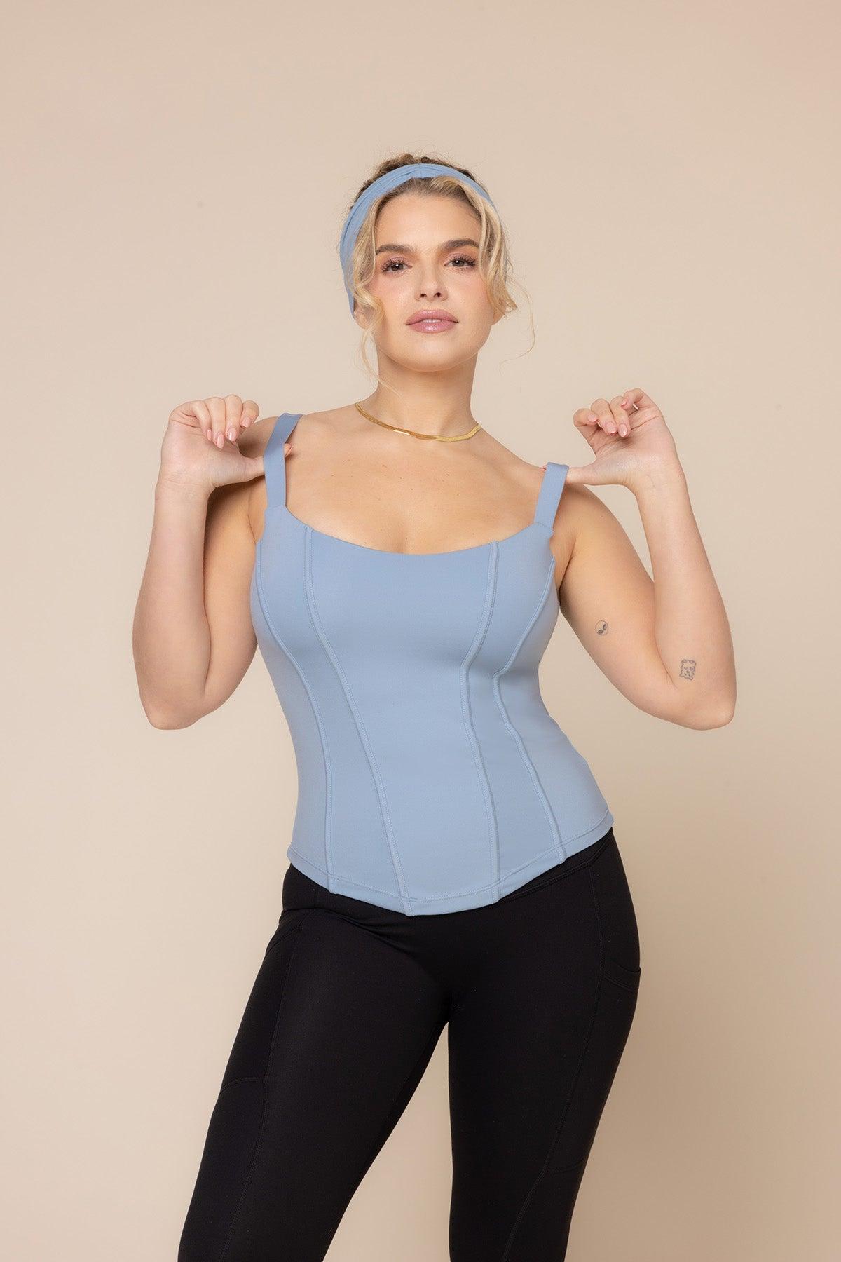Corset Cami - Blue Storm Product Image