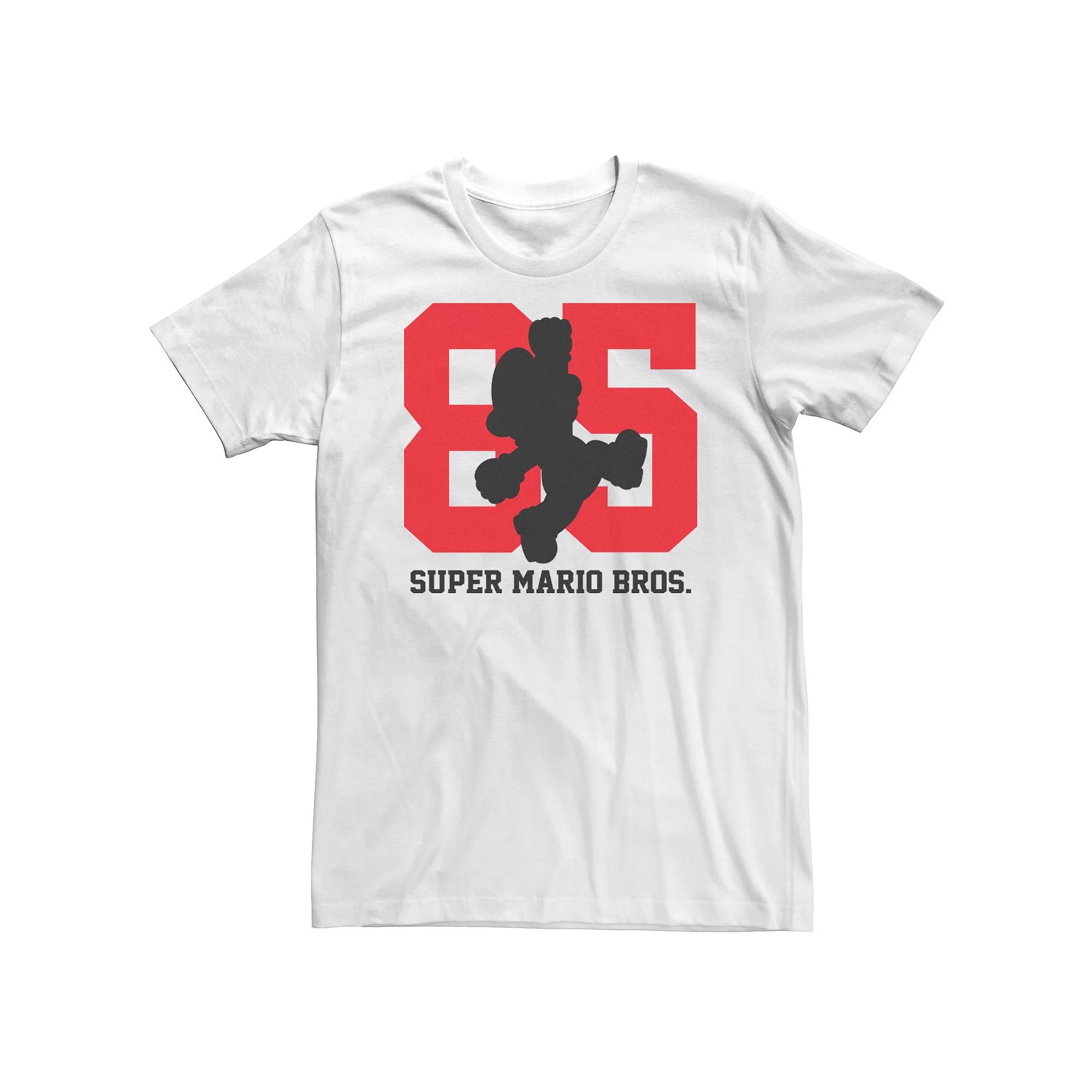 Big & Tall Super Mario 85 Mario Silhouette Tee, Men's,  Product Image