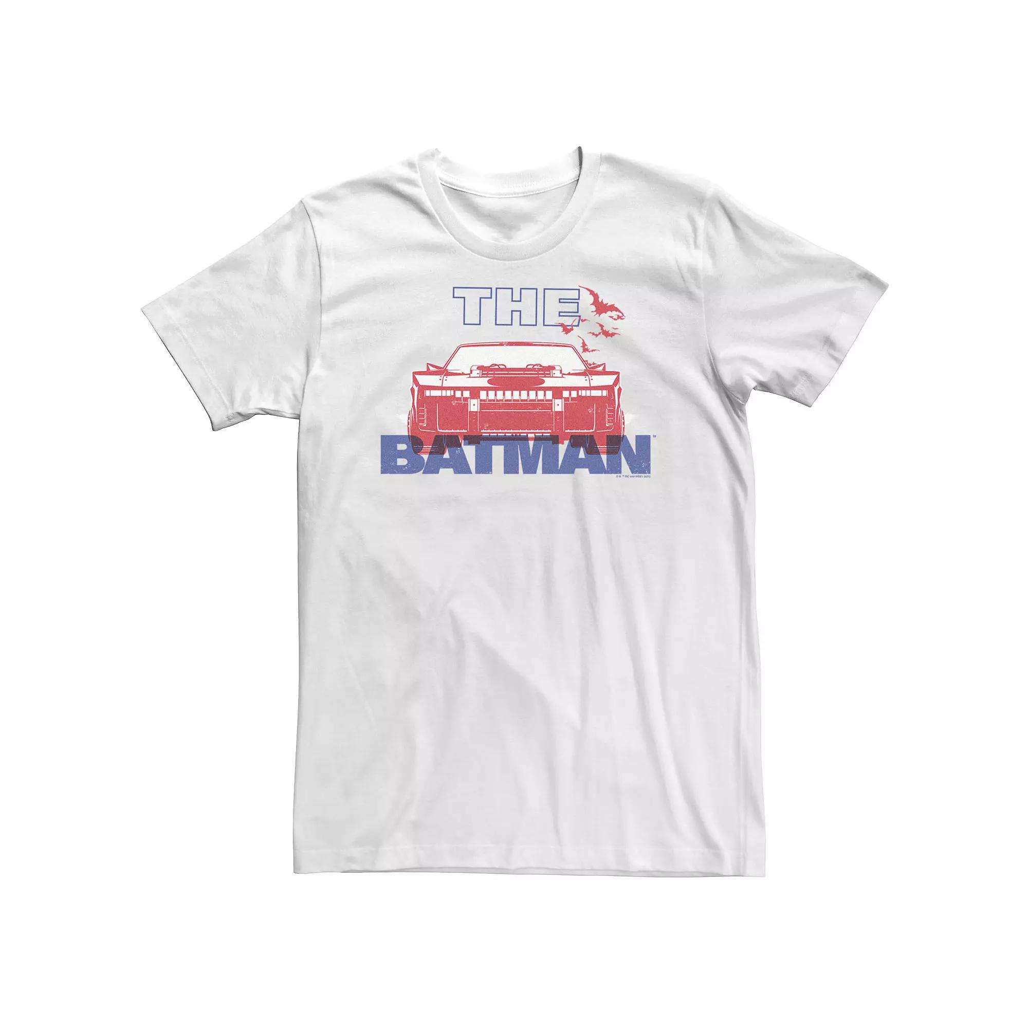 Big & Tall DC Batman Red Batmobile Tee, Men's,  Product Image