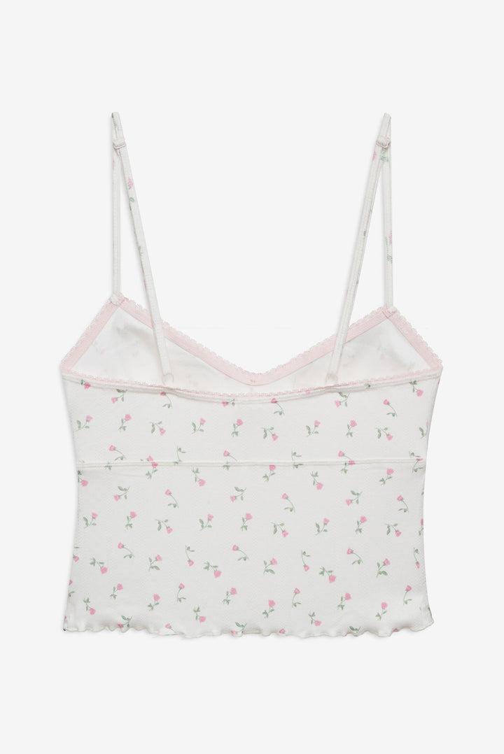 Elliana Sleep Top — White Product Image