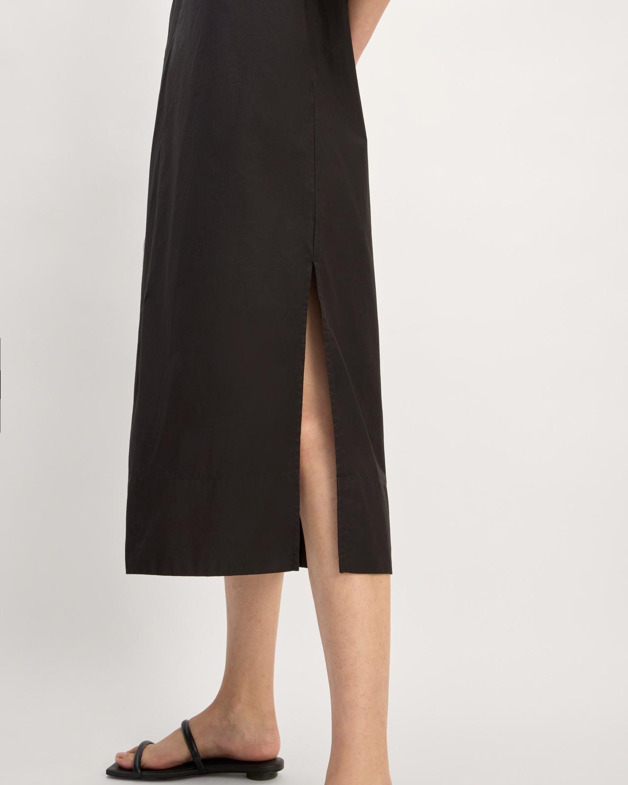 The Supima® Puff-Sleeve Dress Product Image