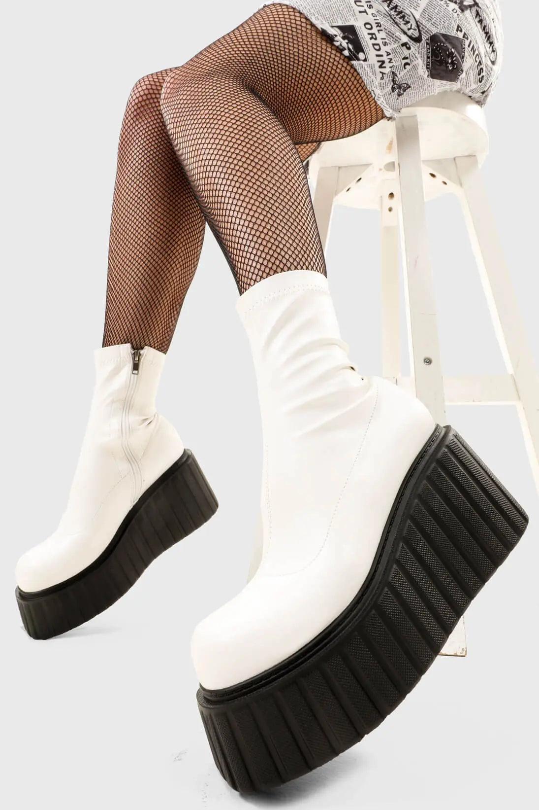 Muster Up Chunky Ankle Creeper Boots Product Image
