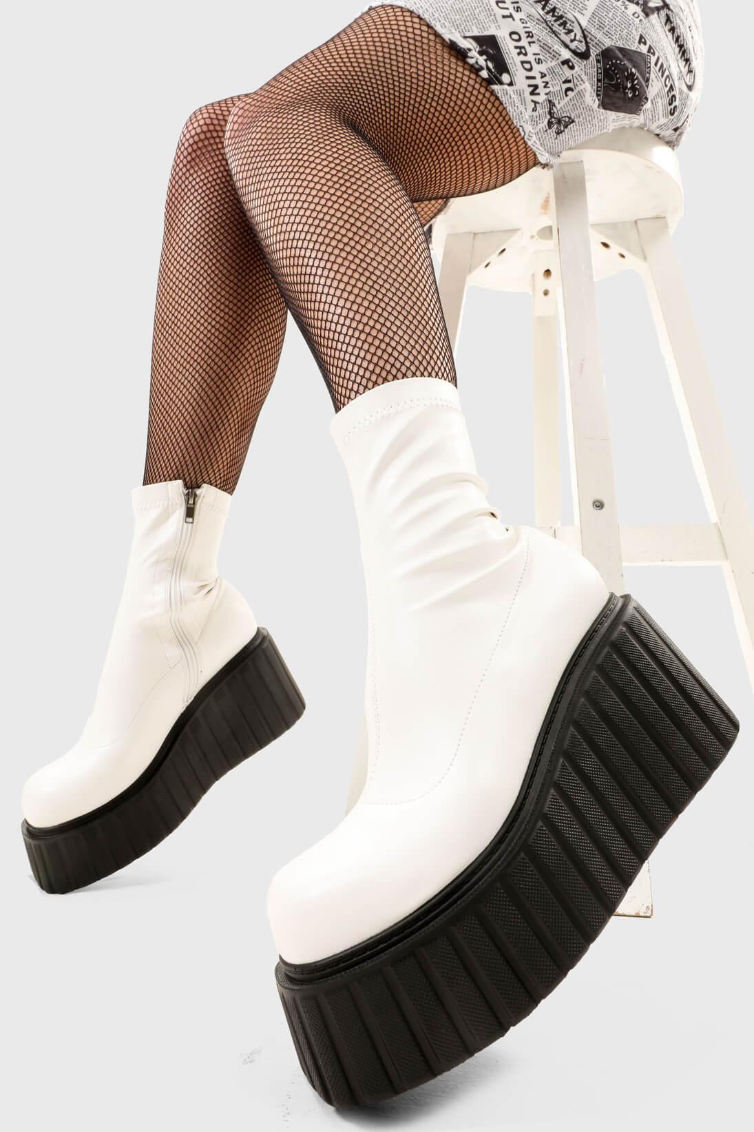 Muster Up Chunky Ankle Creeper Boots Product Image