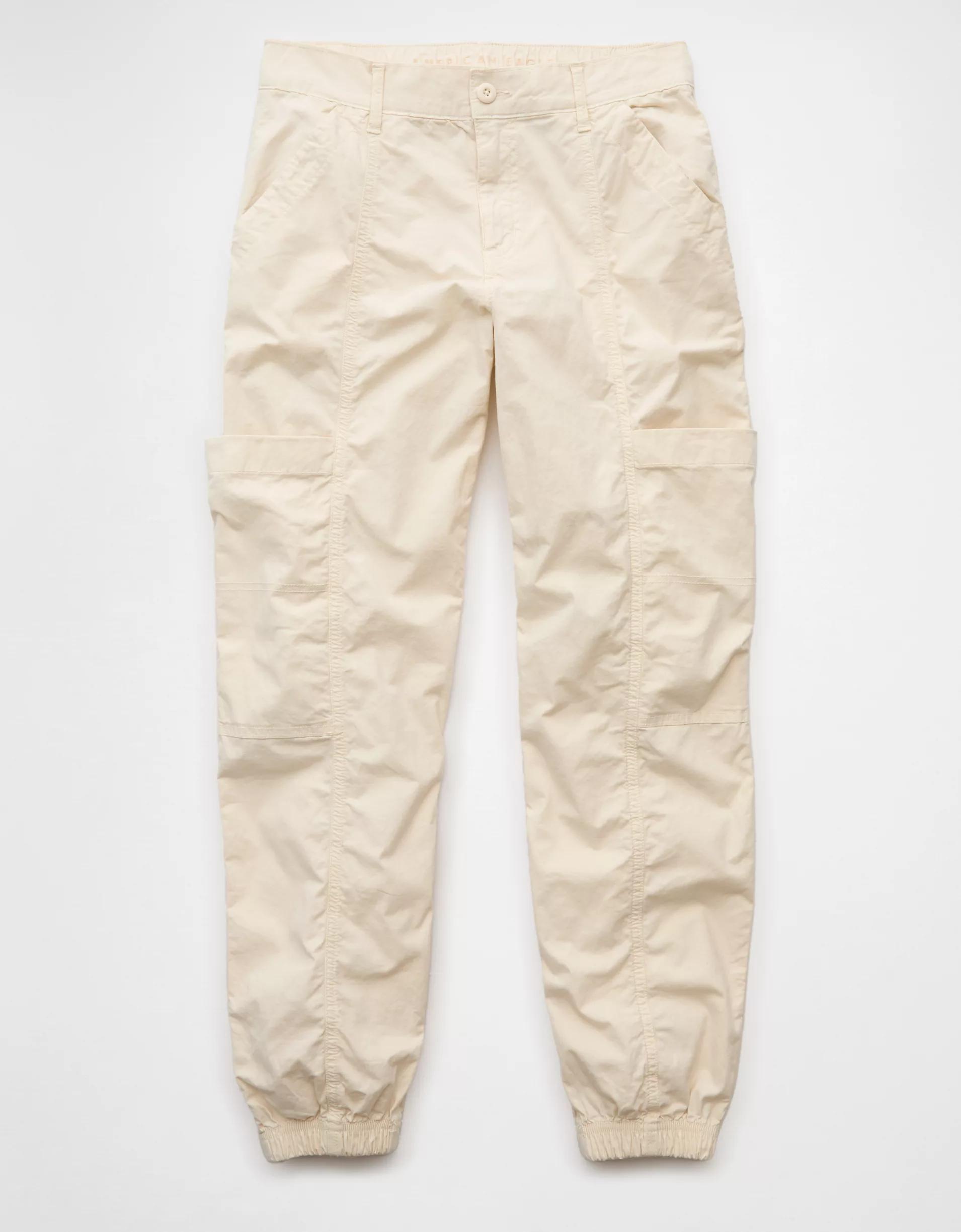 AE Snappy Stretch High-Waisted Baggy Cargo Jogger Product Image
