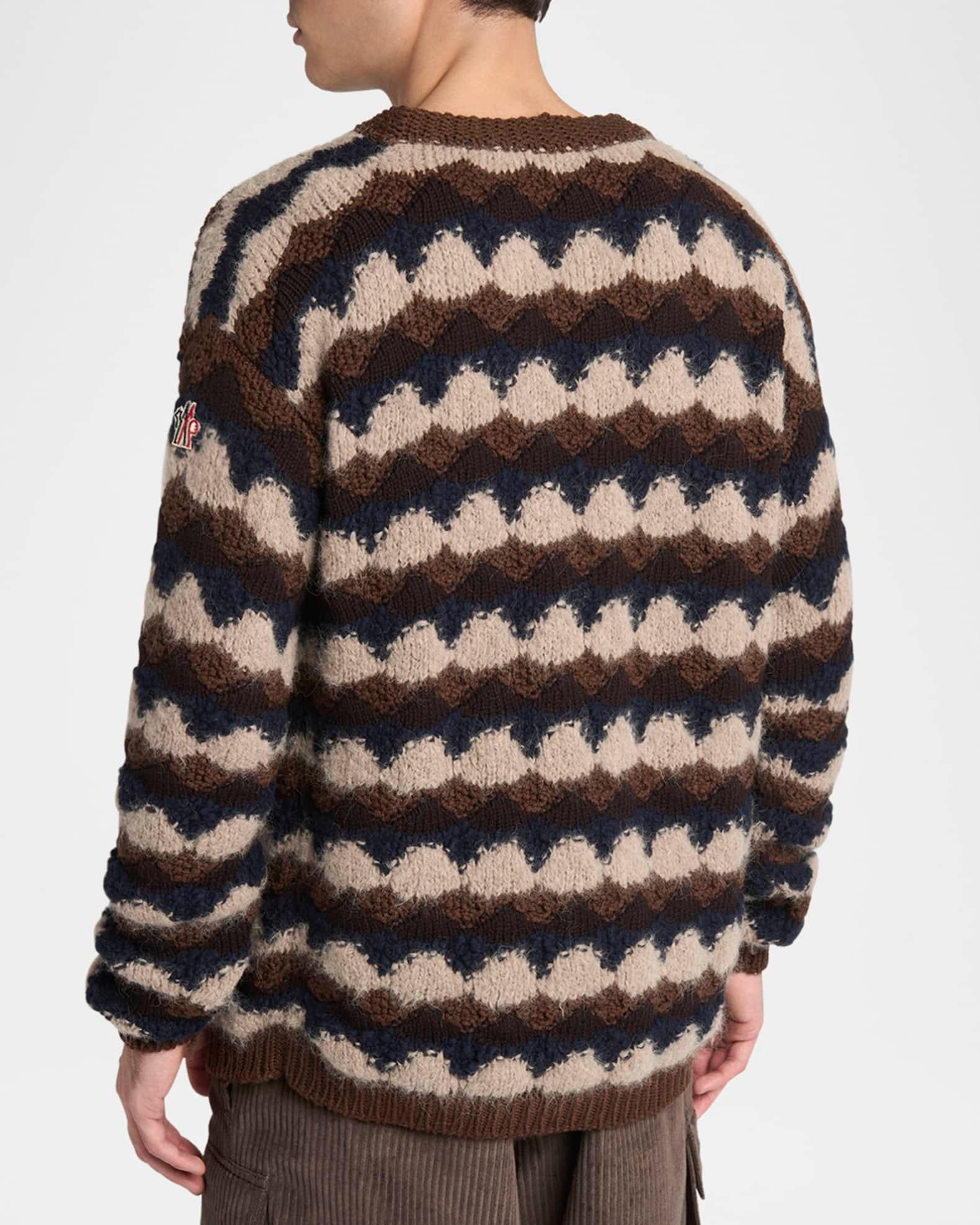 Men's Wool Patterned Sweater Product Image