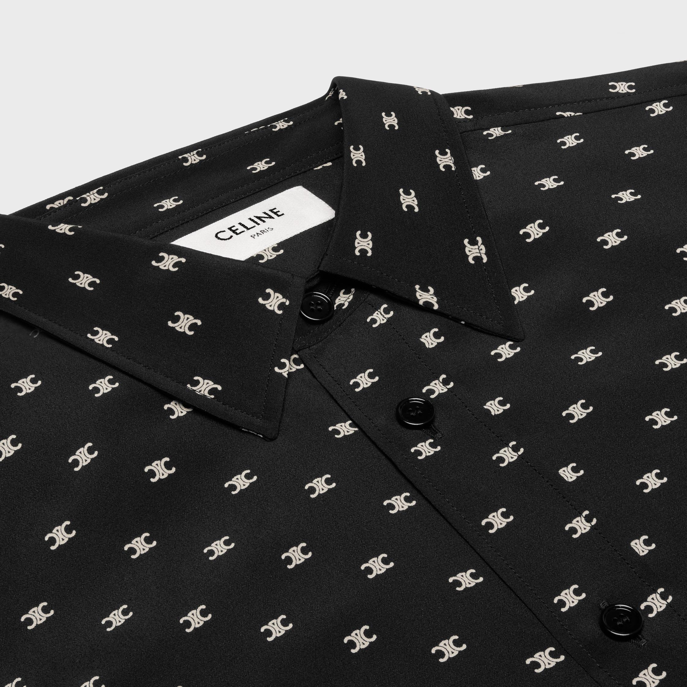 loose shirt in printed viscose Product Image