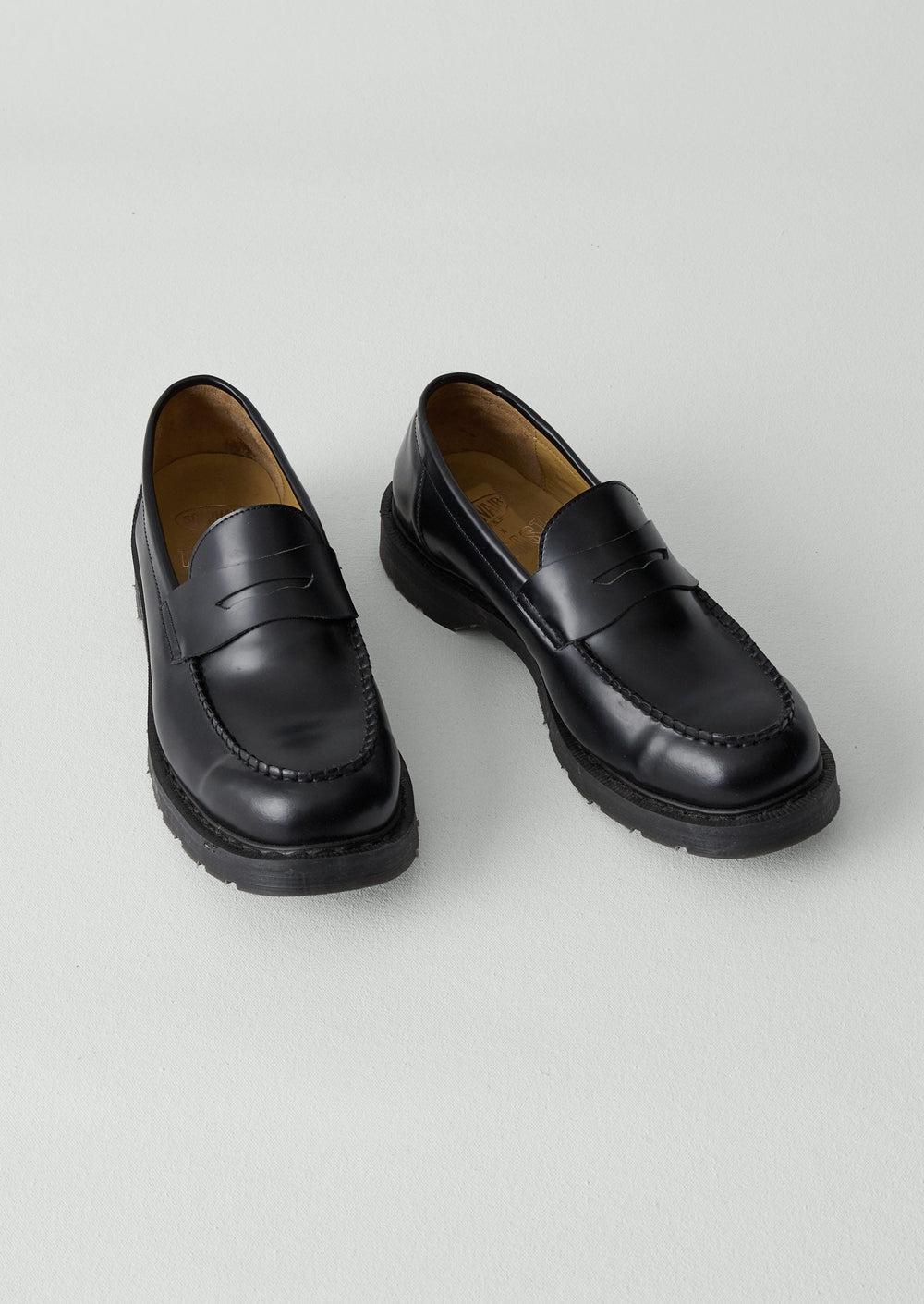 Solovair Chunky Loafers | Black Product Image