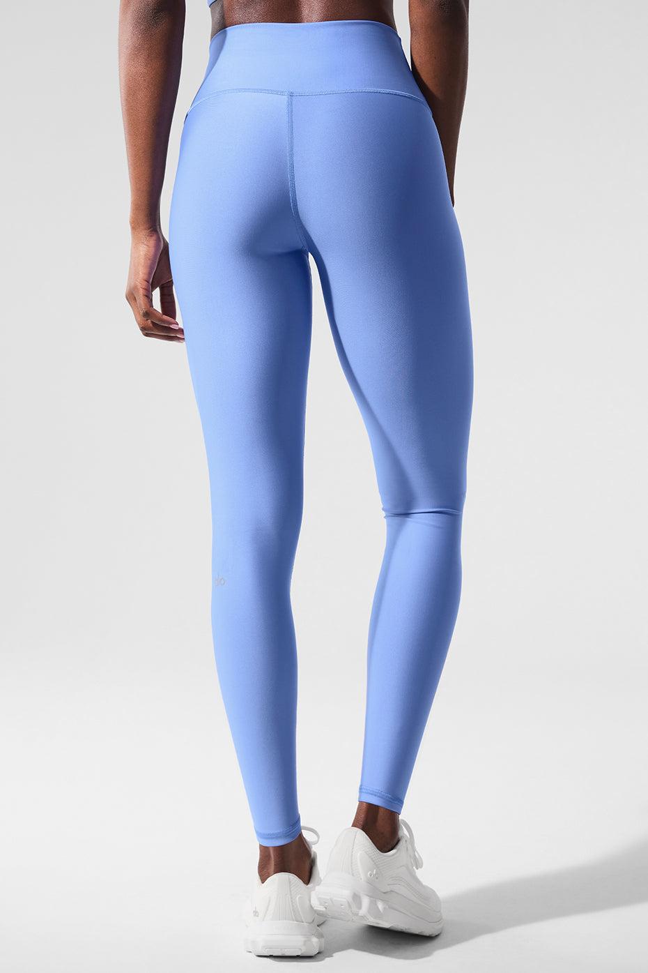 7/8 High-Waist Airlift Legging - Crystal Clear Blue Product Image