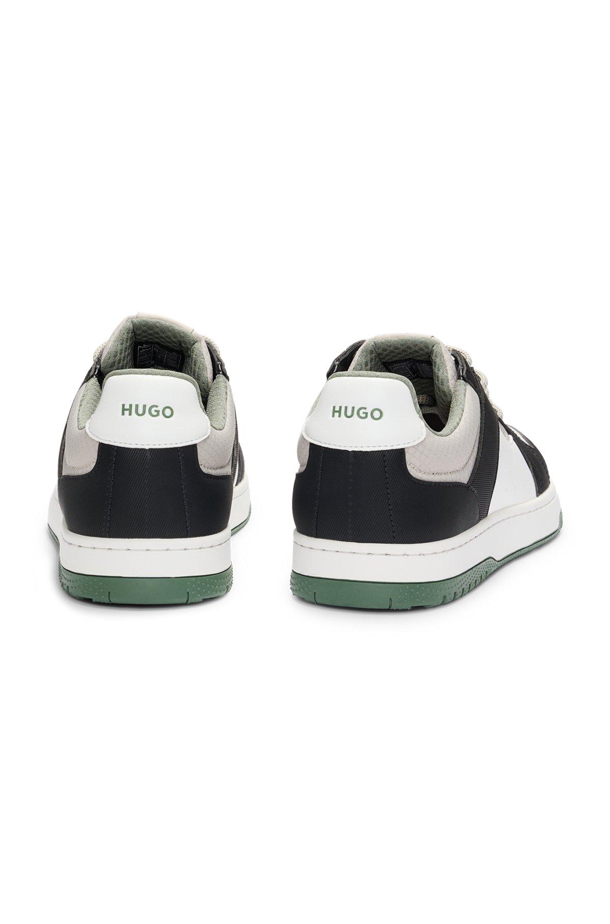 Mixed-material trainers with ripstop and faux suede Product Image