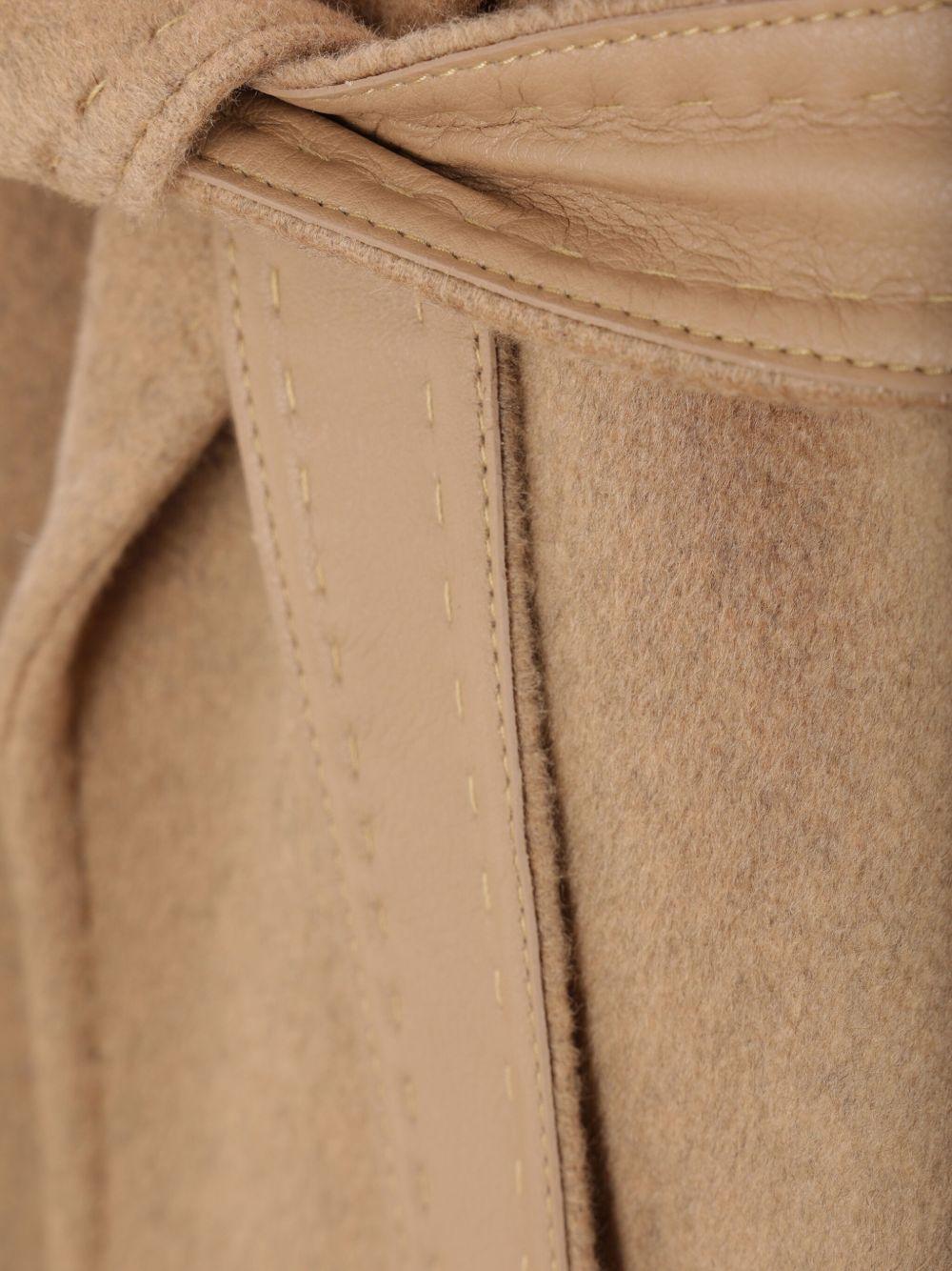 Vale peak-lapel belted coat Product Image