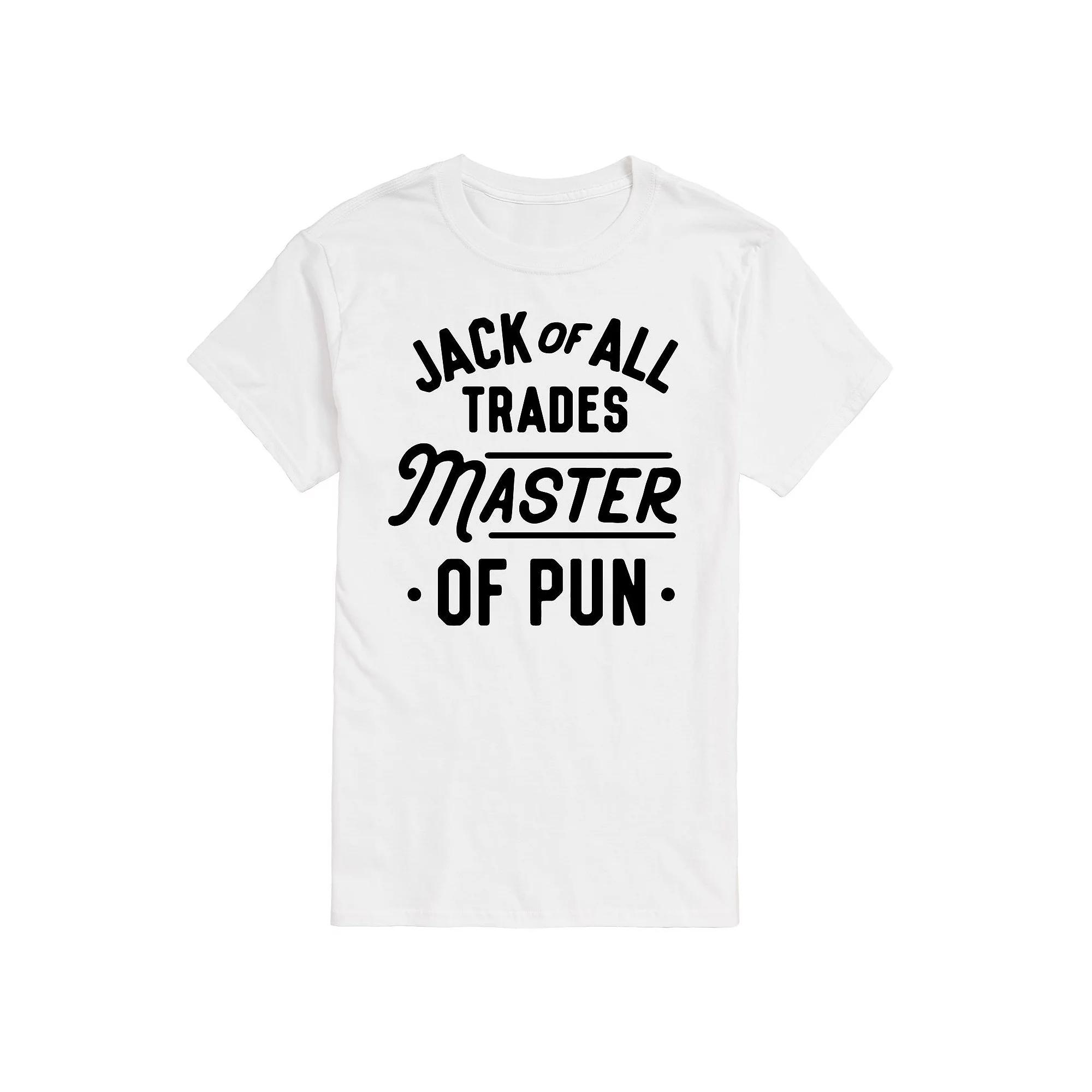 Big & Tall Jack of Trades Master of Pun Graphic Tee, Men's,  Product Image