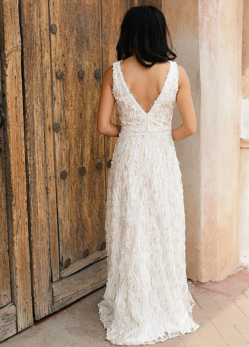 Aiya Dress in Cream Female Product Image