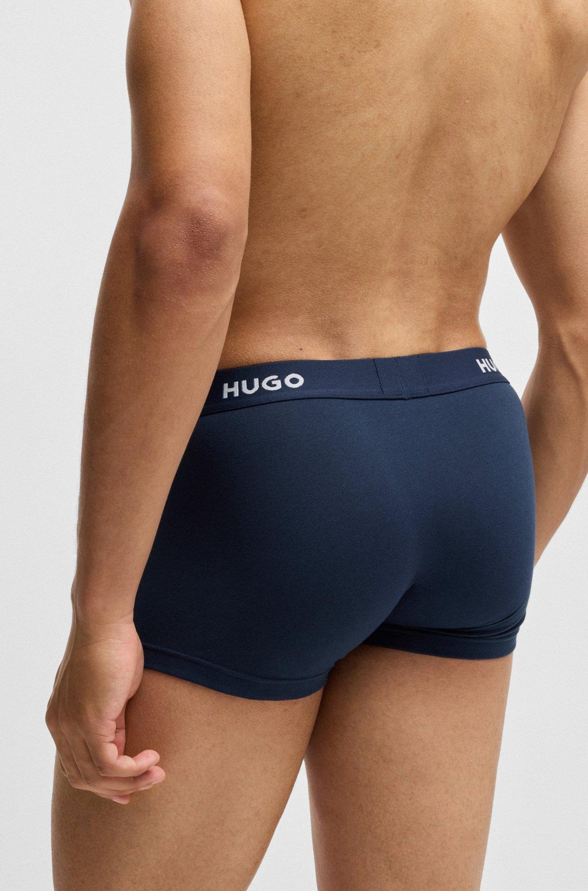 Three-pack of trunks in stretch cotton Product Image