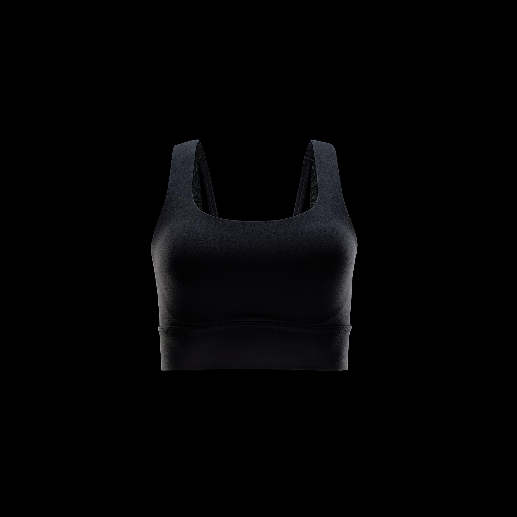 Nike Womens Zenvy Medium-Support Padded Longline Sports Bra | DO6619-010 Product Image