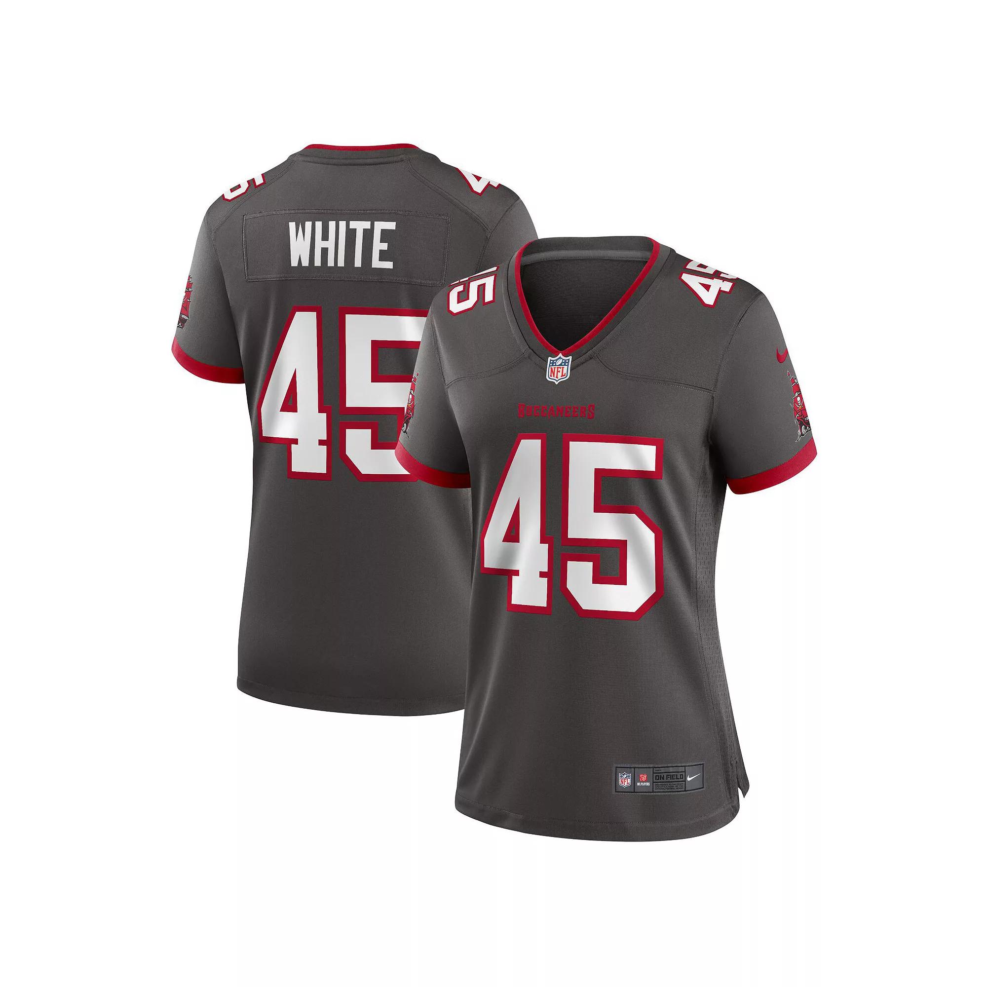 Women's Nike Devin White Pewter Tampa Bay Buccaneers Game Jersey, Size: 2XL, Charco Product Image